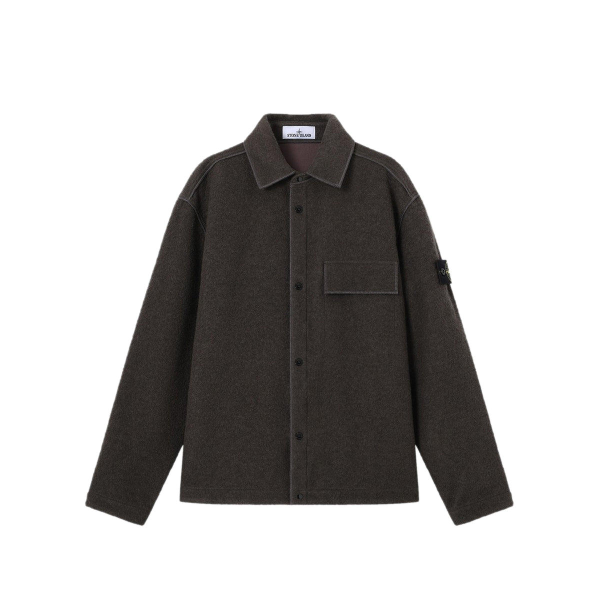 Stone Island Micro Bouclé Button Shirt