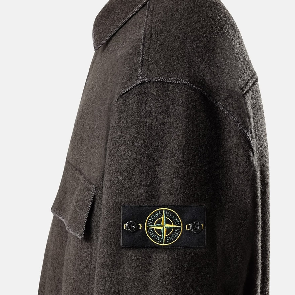 Stone Island Micro Bouclé Button Shirt