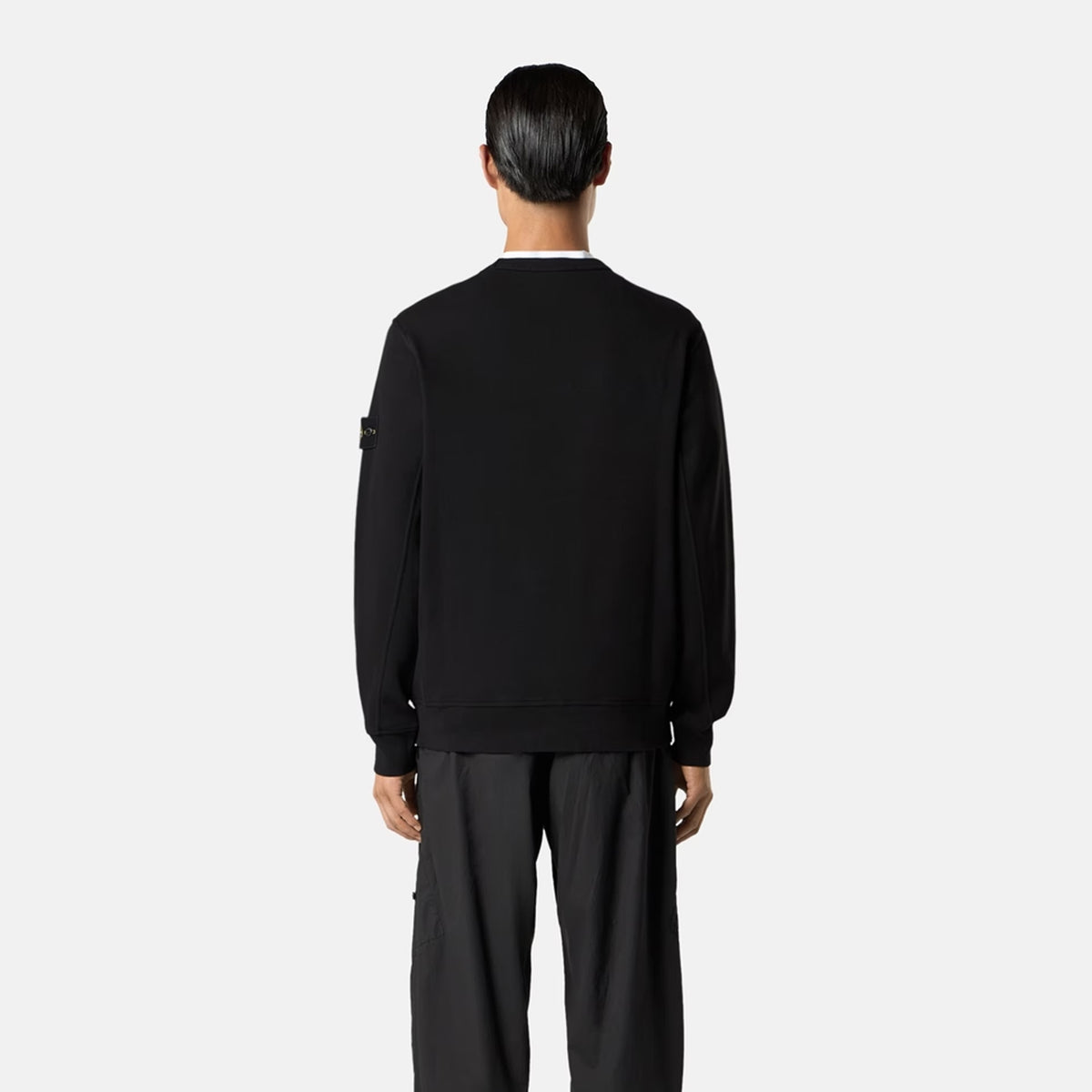 Stone Island Mens Organic Cotton Interlock Sweatshirt