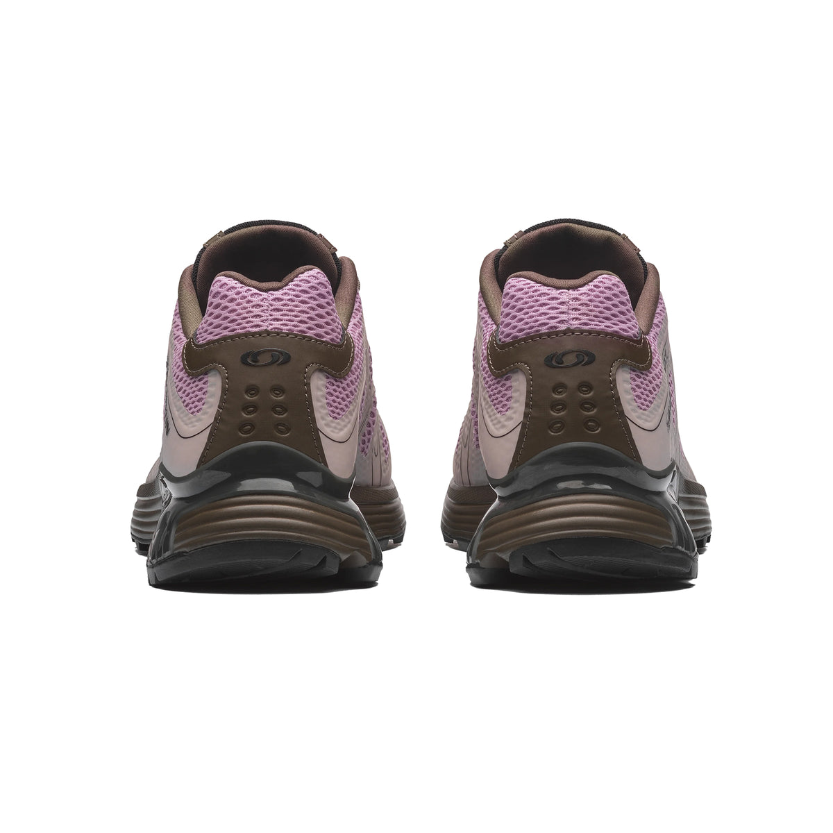 Grape Leaf / Dawn Pink Sneakers on a white background