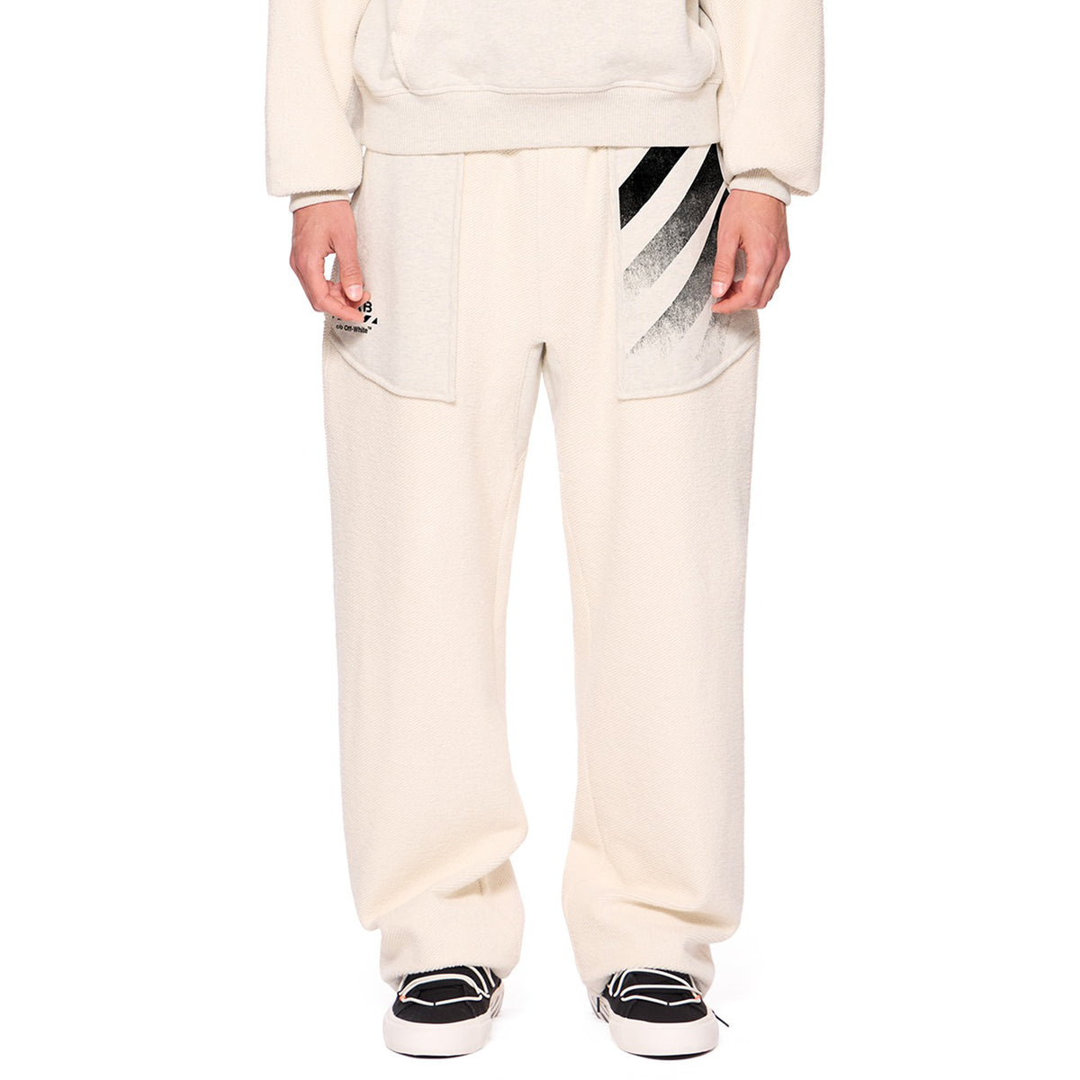 L/AB c/o Off-White™ Mens Reverse Open Hem Pants