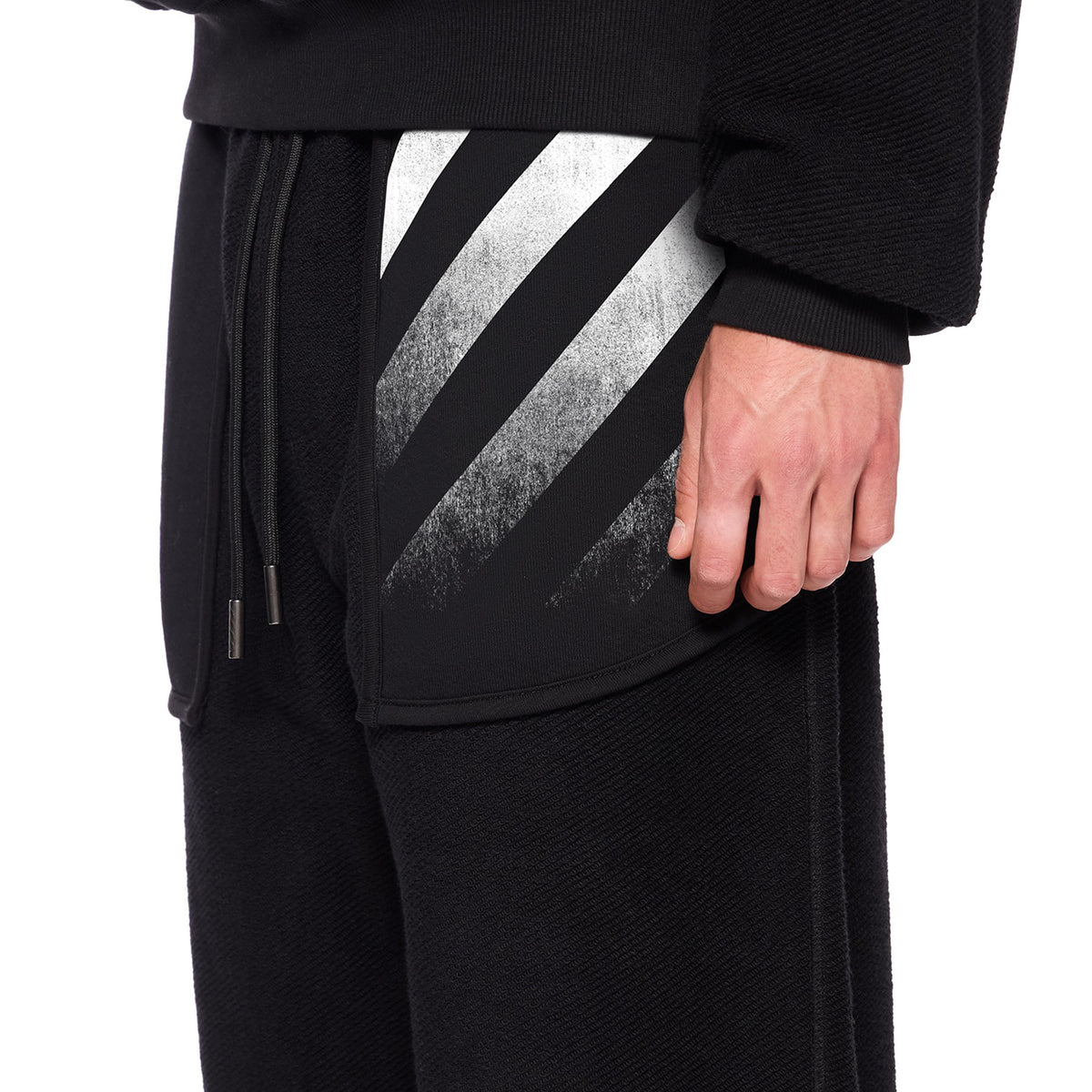 L/AB c/o Off-White™ Mens Reverse Open Hem Pants