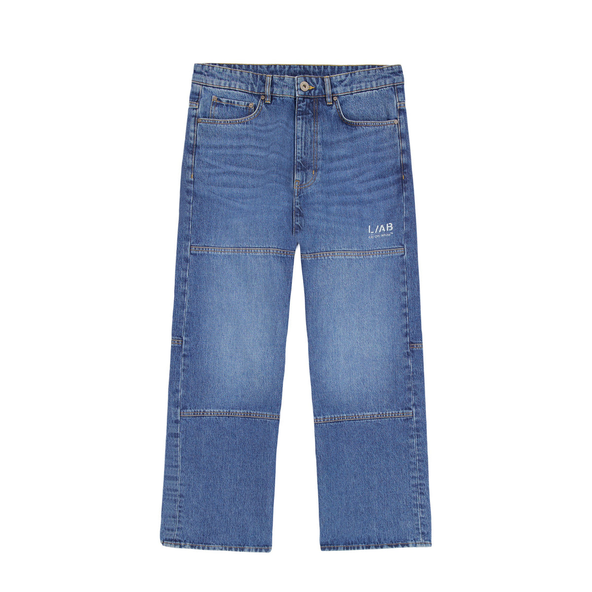 L/AB c/o Off-White™ Mens Diag Carpenter Jeans