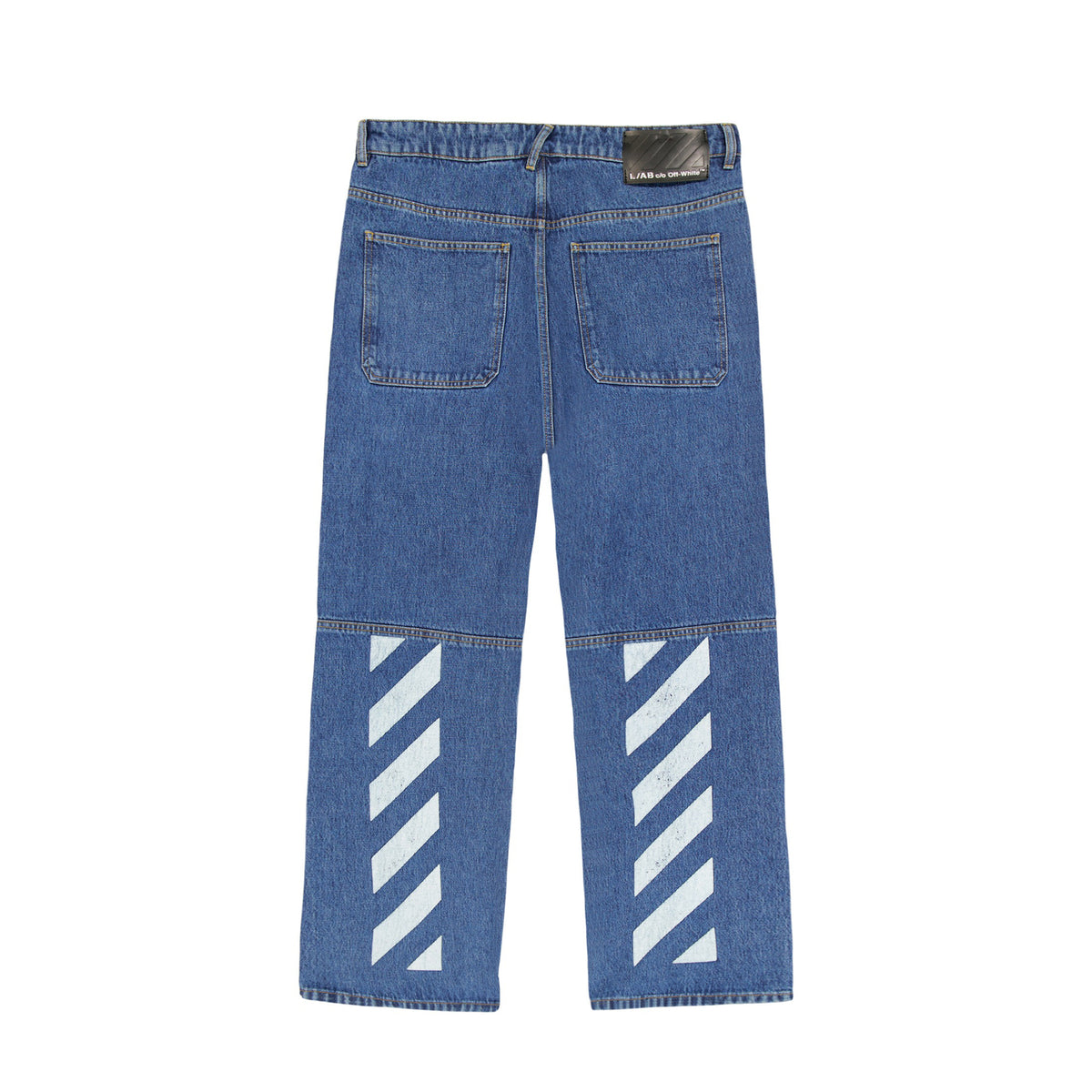 L/AB c/o Off-White™ Mens Diag Carpenter Jeans