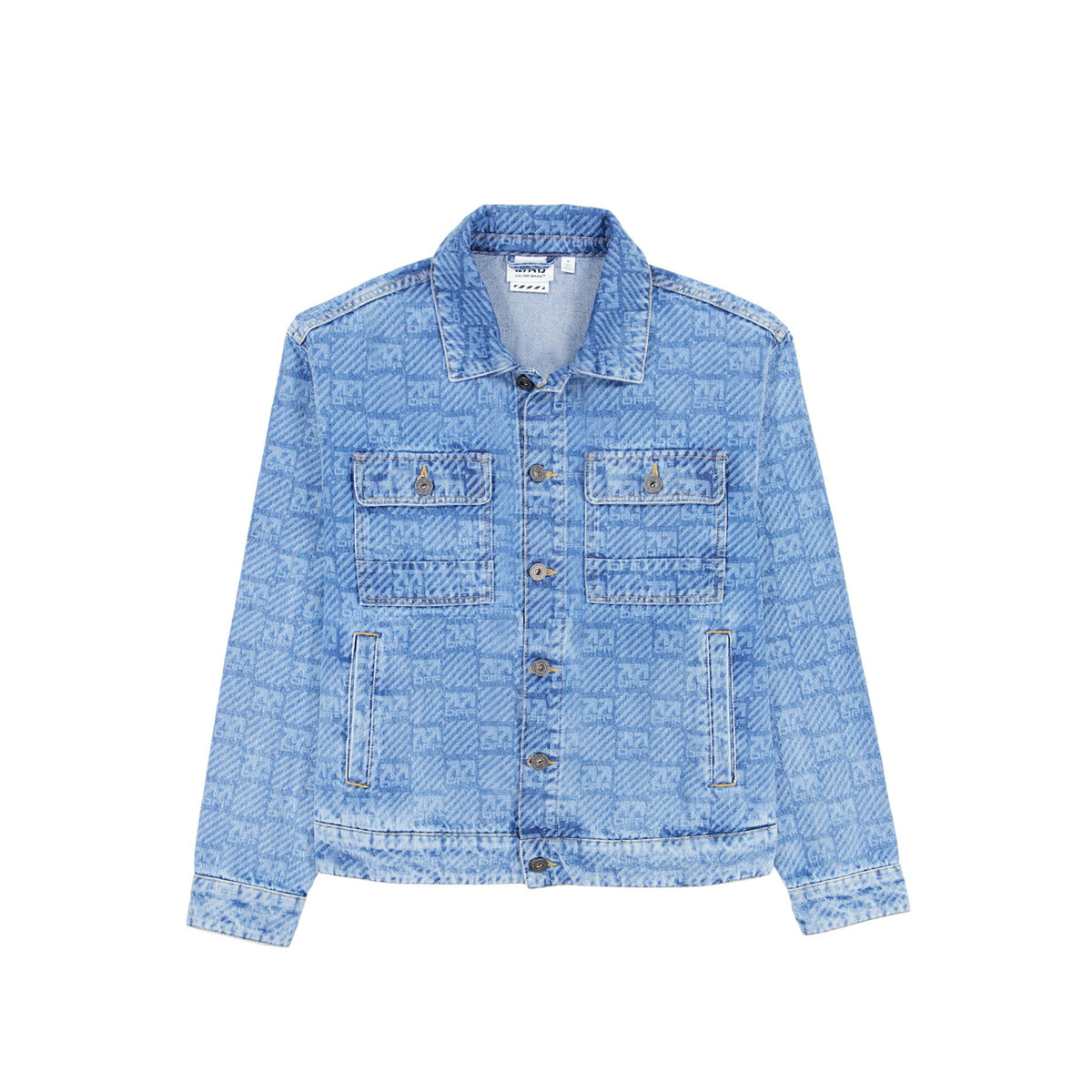 L/AB c/o Off-White™ Mens AOP Denim Jacket