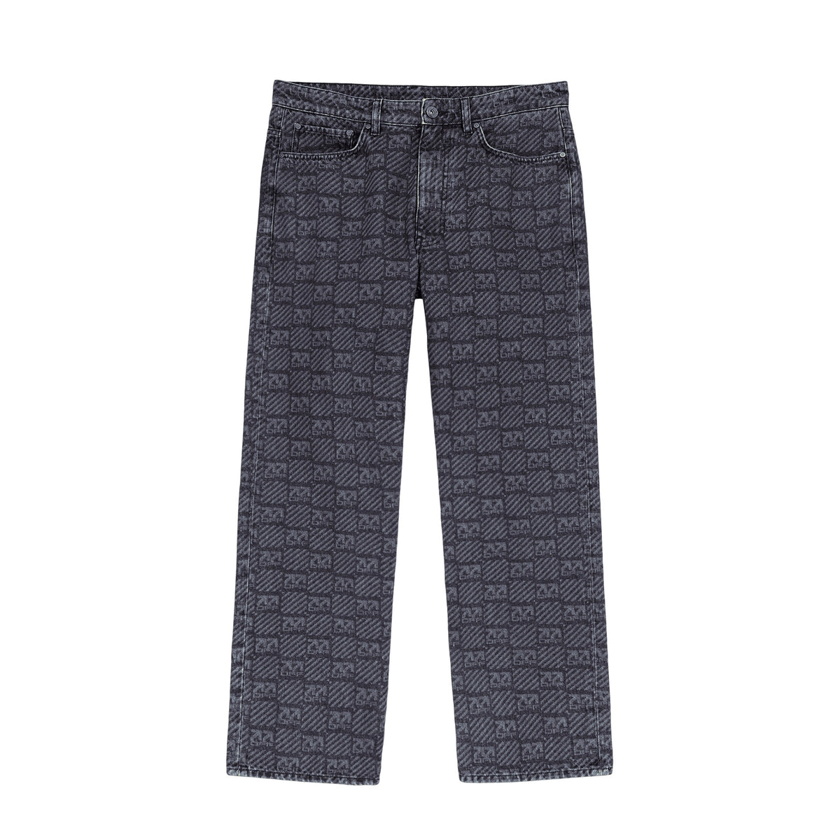 L/AB c/o Off-White™ Mens AOP Denim Jeans