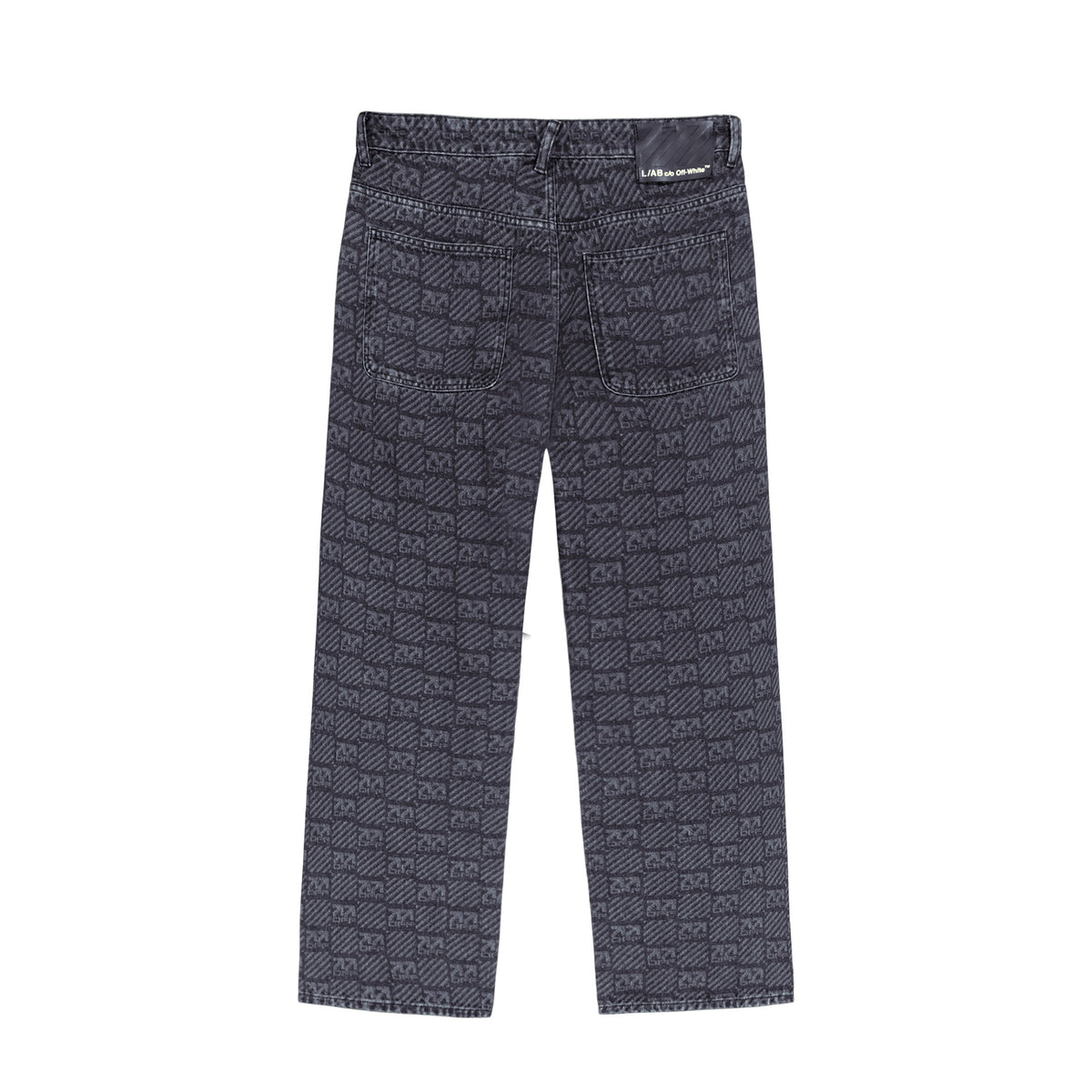 L/AB c/o Off-White™ Mens AOP Denim Jeans