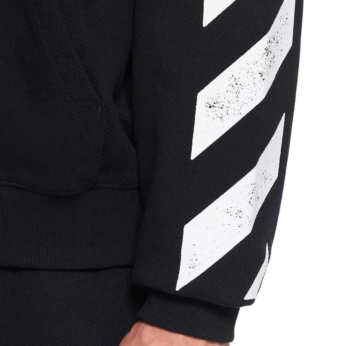 L/AB c/o Off-White™ Mens Diagonal Zip Hoodie