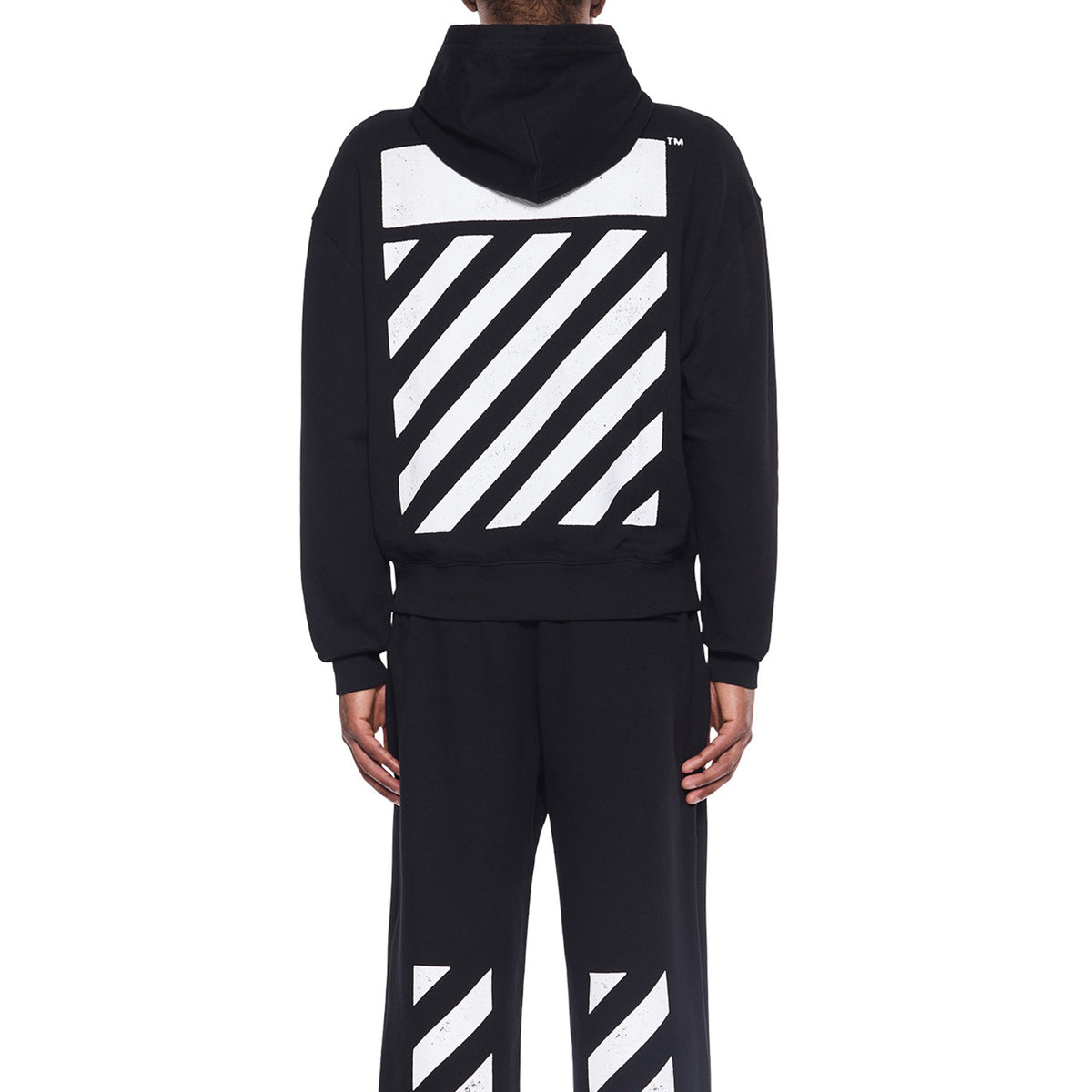 L/AB c/o Off-White™ Mens Core Diagonal Hoodie