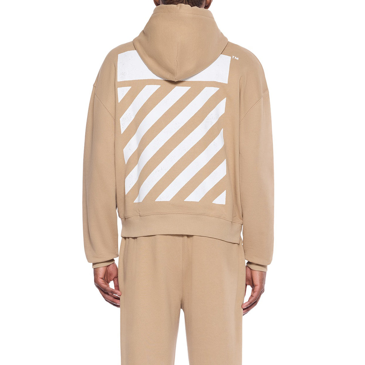 L/AB c/o Off-White™ Mens Core Diagonal Hoodie