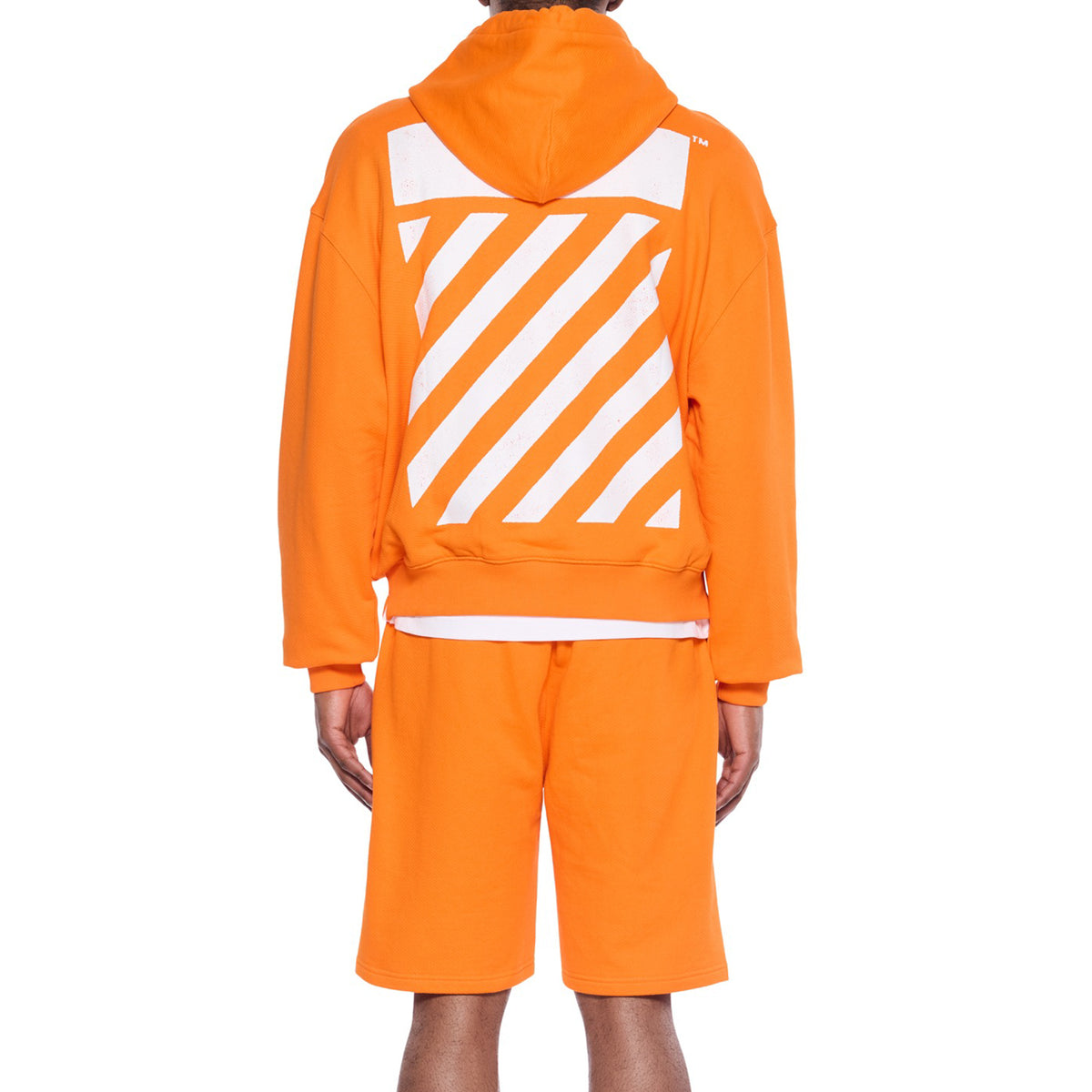 L/AB c/o Off-White™ Mens Core Diagonal Hoodie