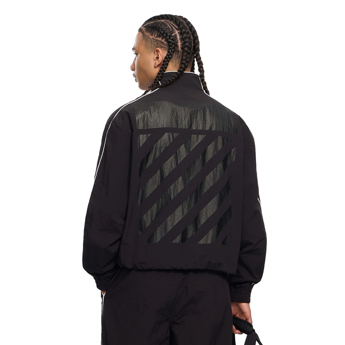 L/AB c/o Off-White™ Mens Diagonal Track Jacket