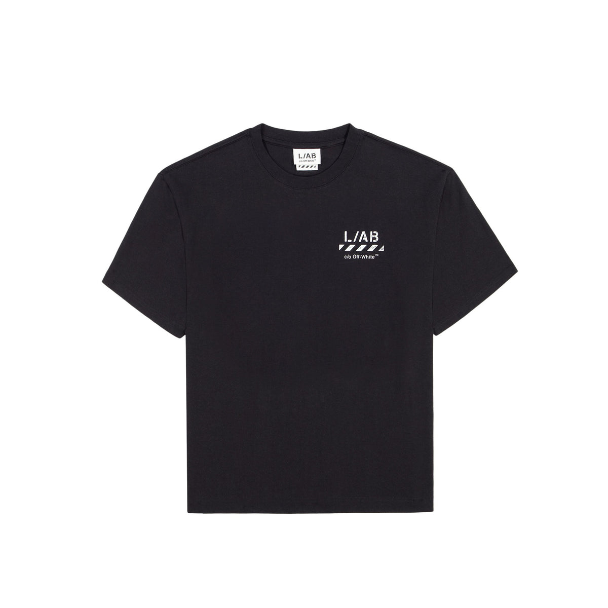 L/AB c/o Off-White™ Mens Diag Short Sleeve Tee