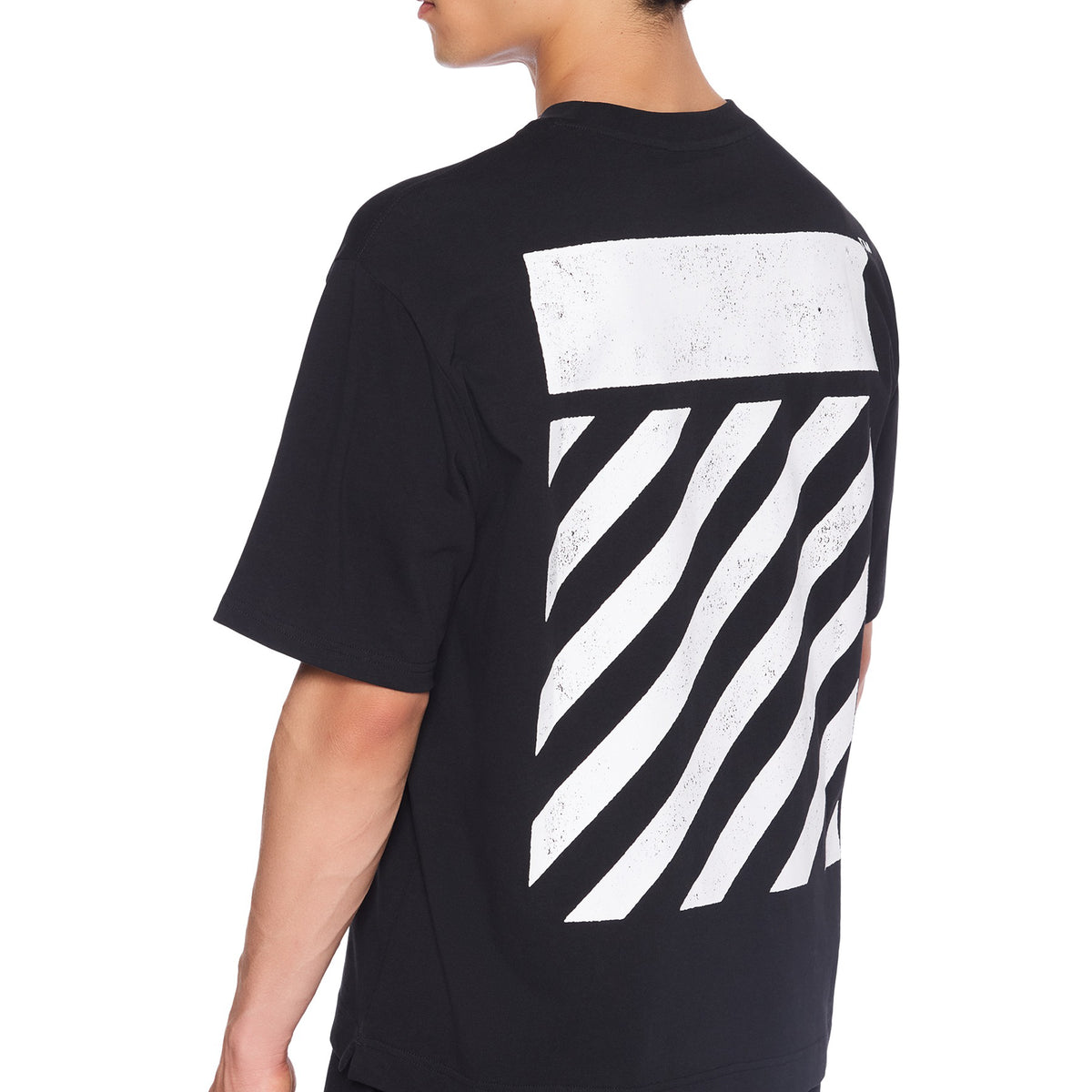 L/AB c/o Off-White™ Mens Diag Short Sleeve Tee