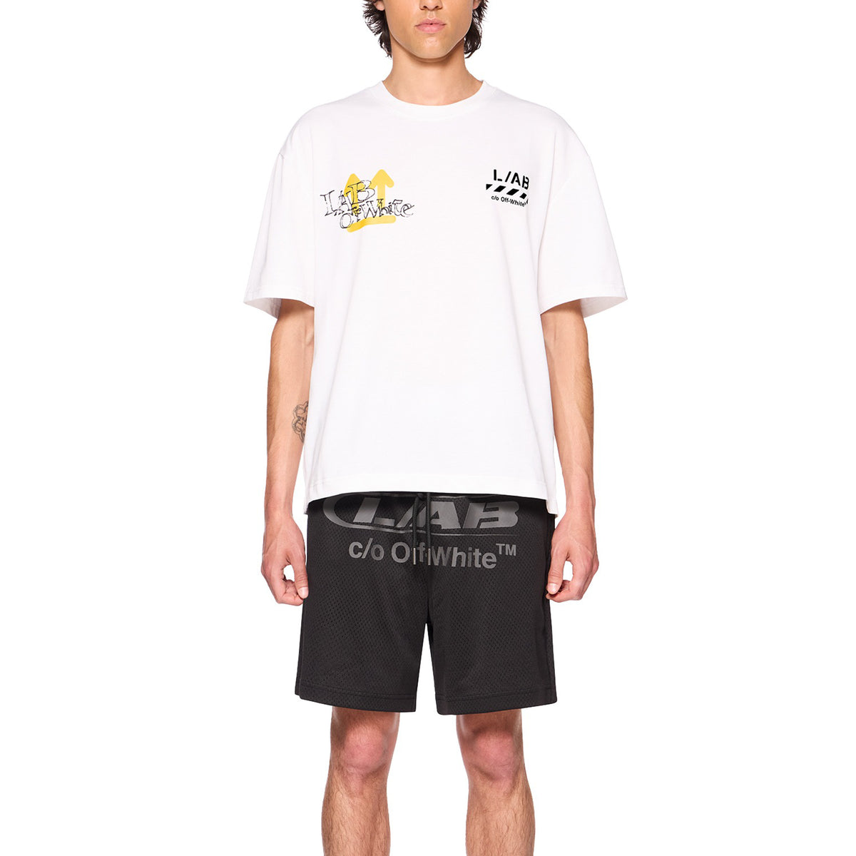 L/AB c/o Off-White™ Mens Off Active Tee