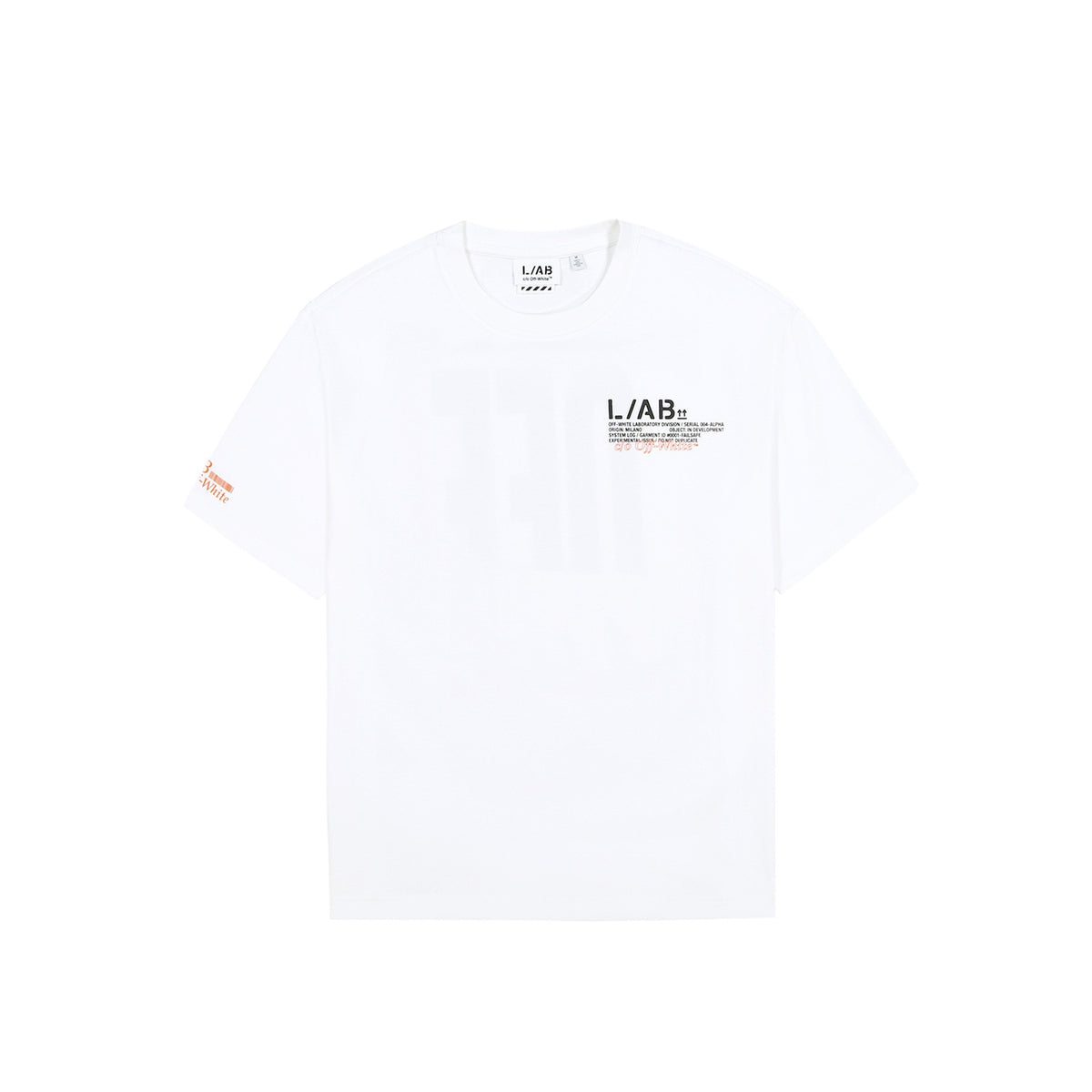 L/AB c/o Off-White™ Mens Off Active Duct Tape  Tee