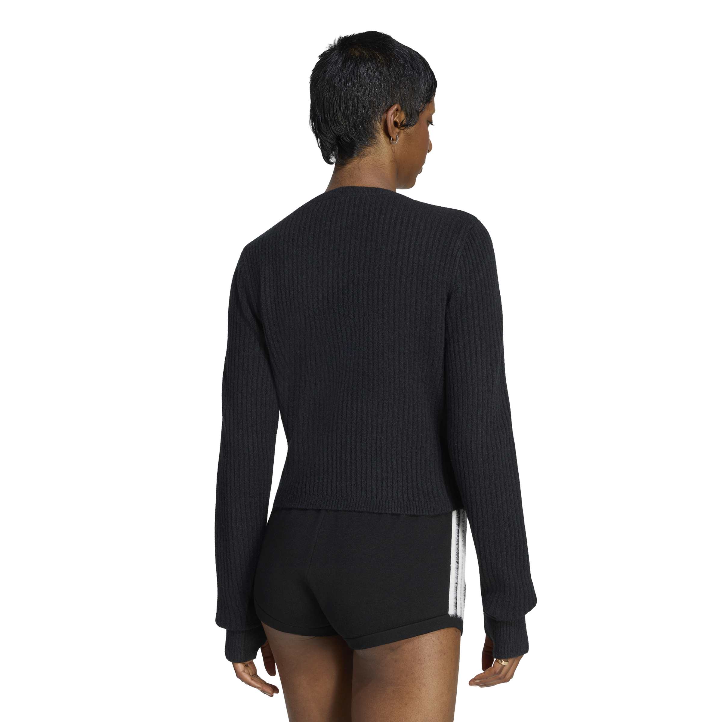 Adidas x Jennie Womens Knitted Wrap Around Cardigan