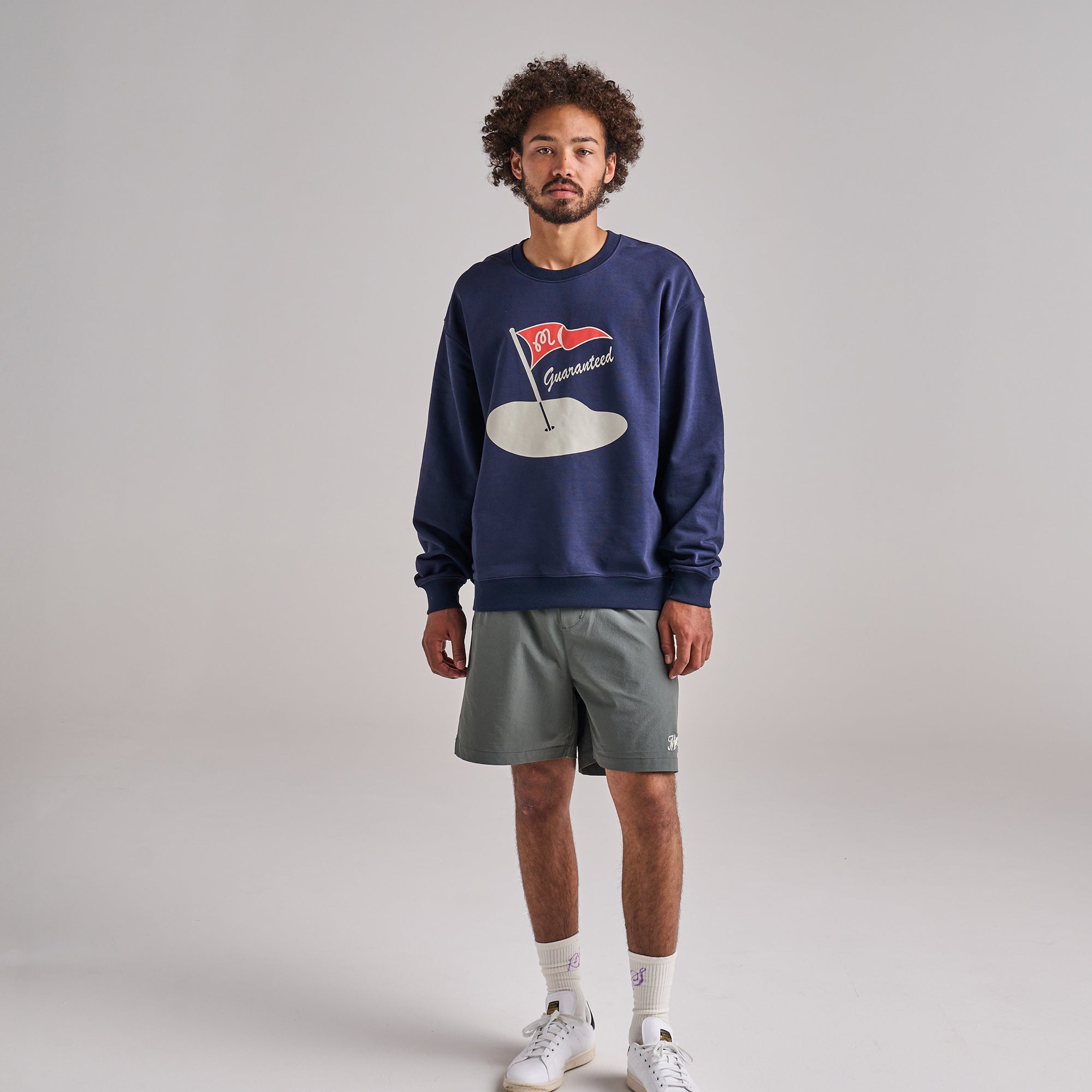 Malbon Golf Mens Hillside Crewneck