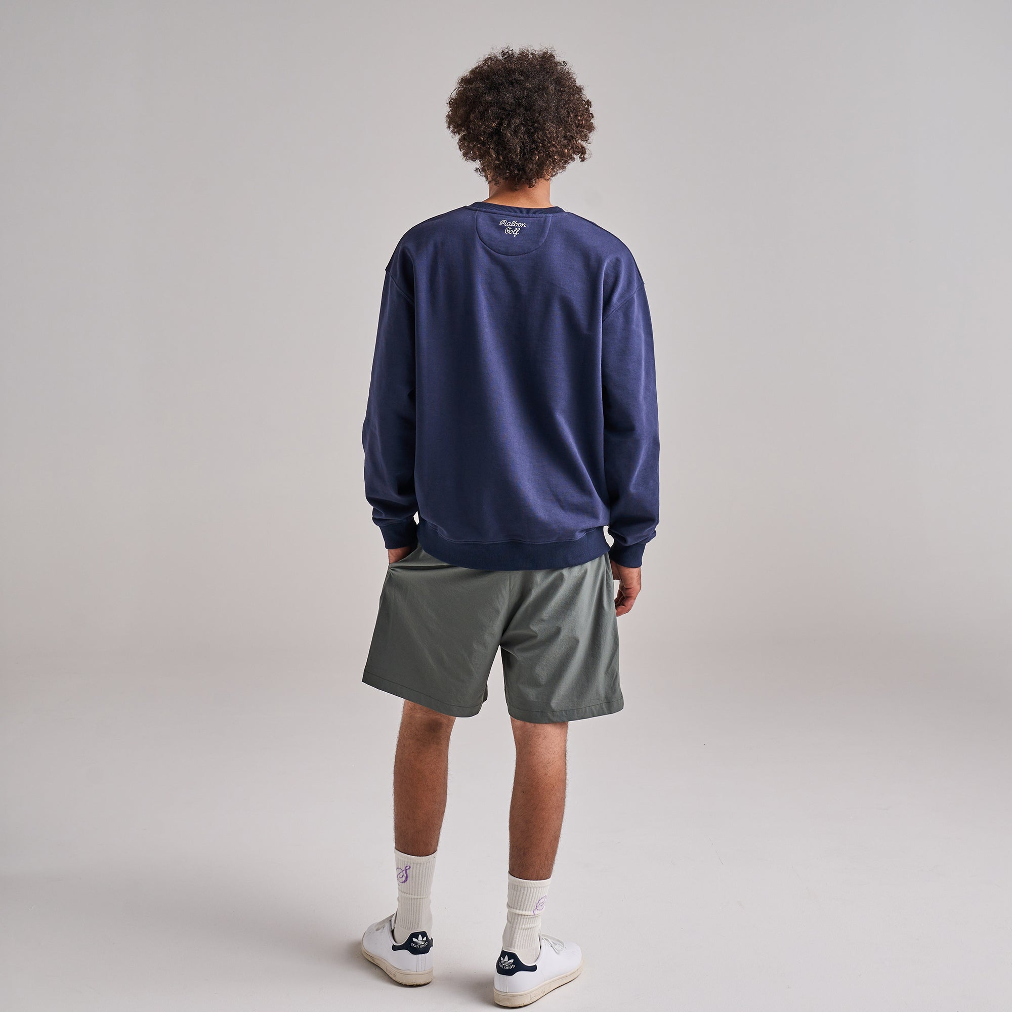 Malbon Golf Mens Hillside Crewneck