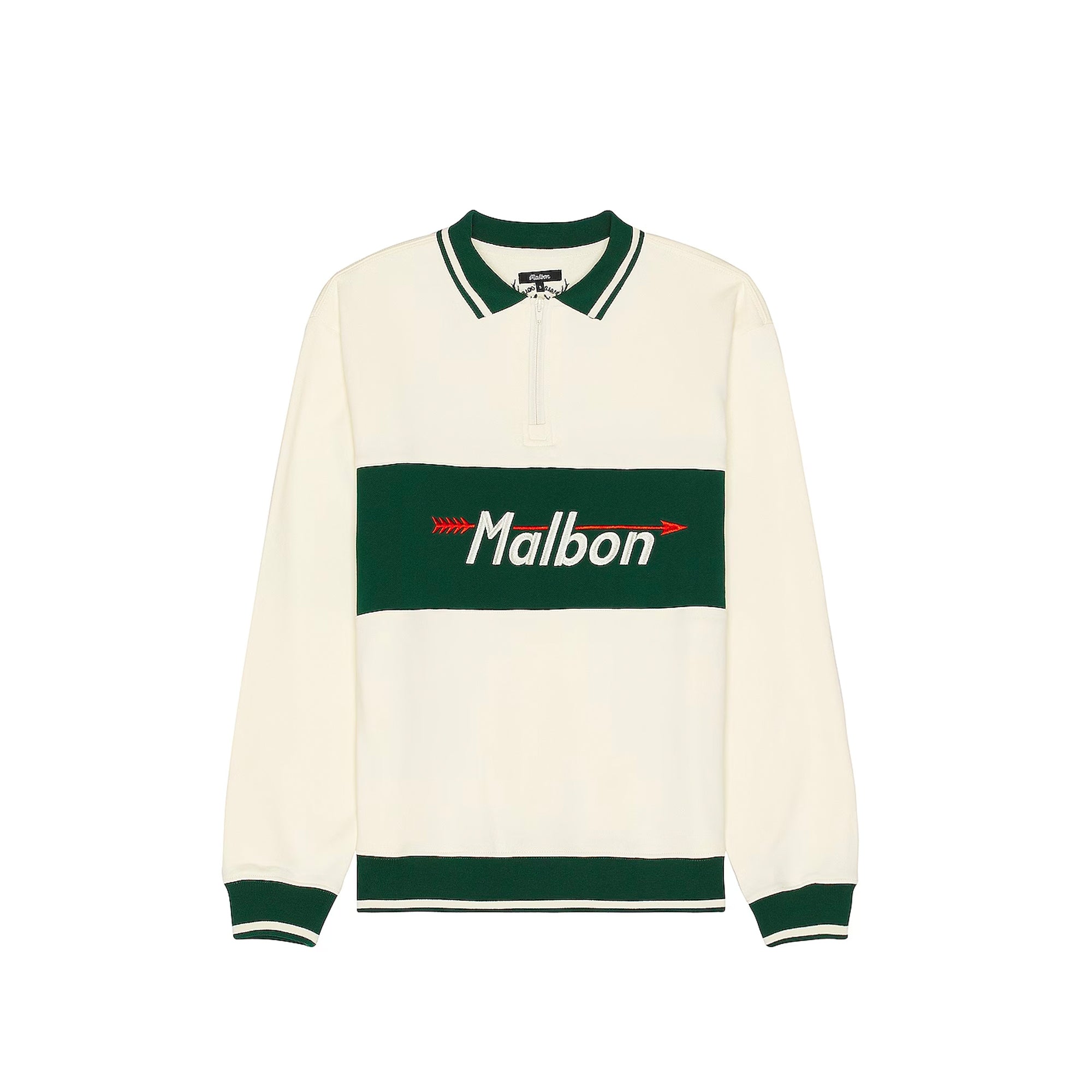 Malbon Golf Mens Rockford 1/4 Zip Sweater