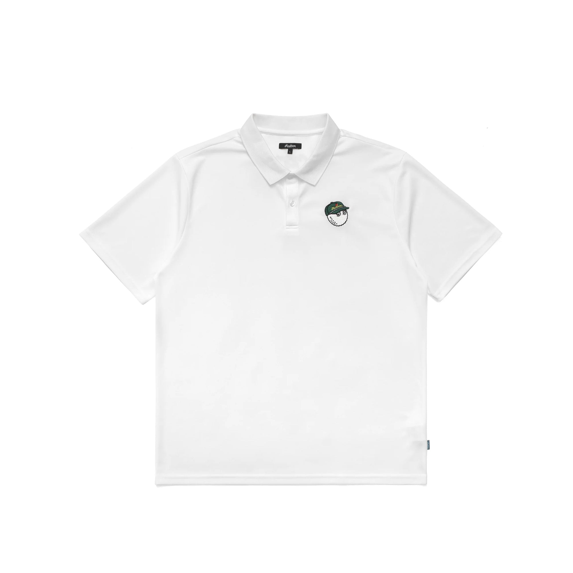 Malbon Golf Mens Pimento Performance Pique Polo Shirt