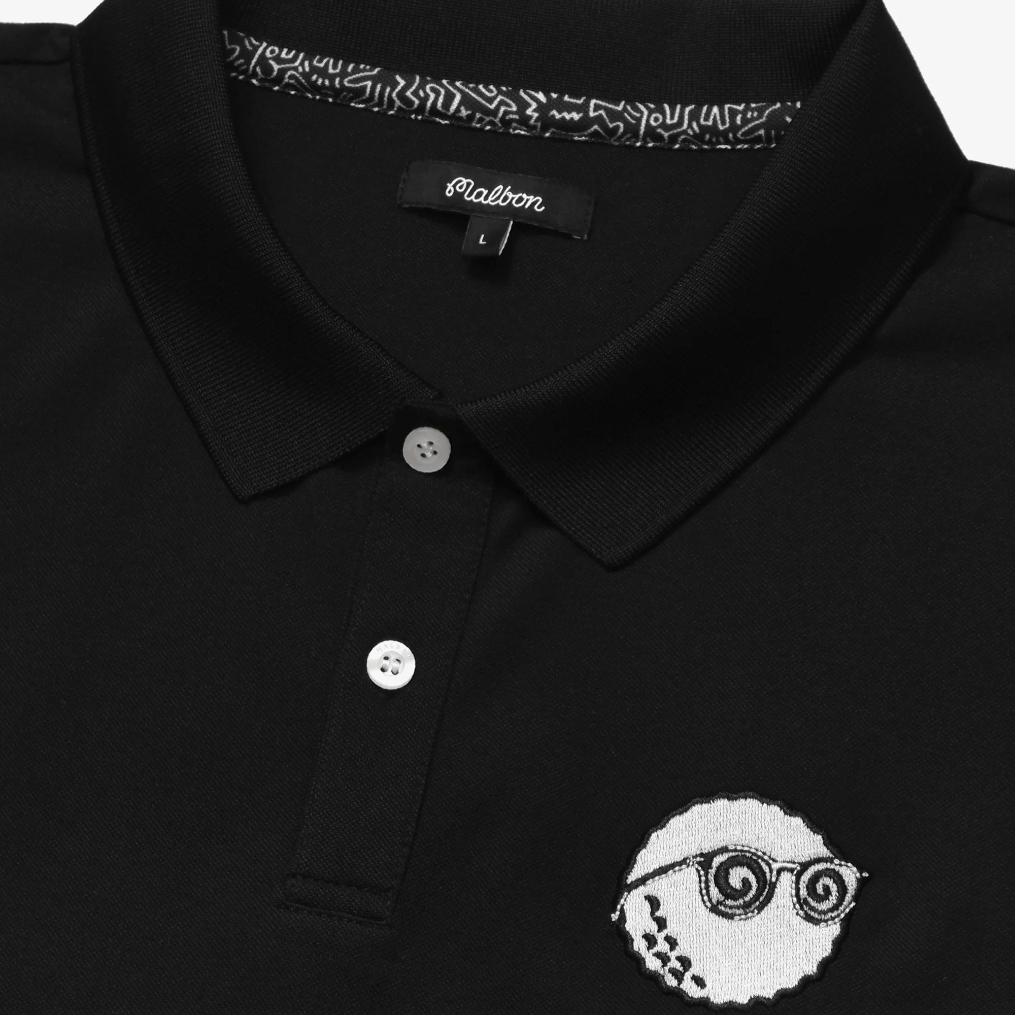 Malbon x Keith Haring Mens Performance Pigue Polo Shirt