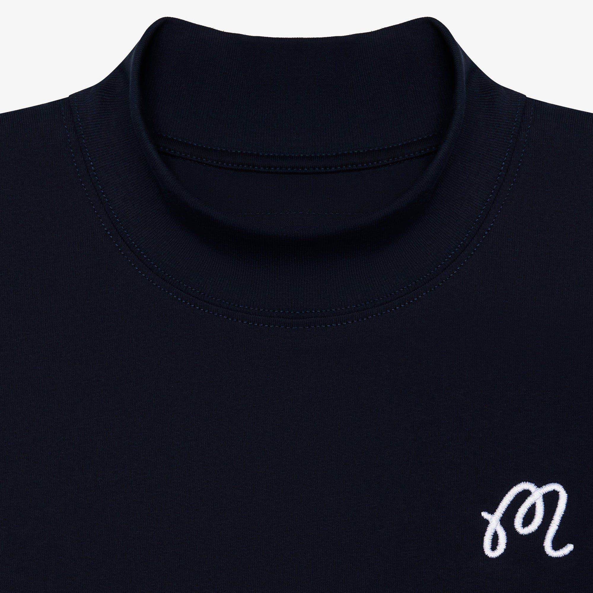 Malbon Golf Mens Mare Mockneck Tee