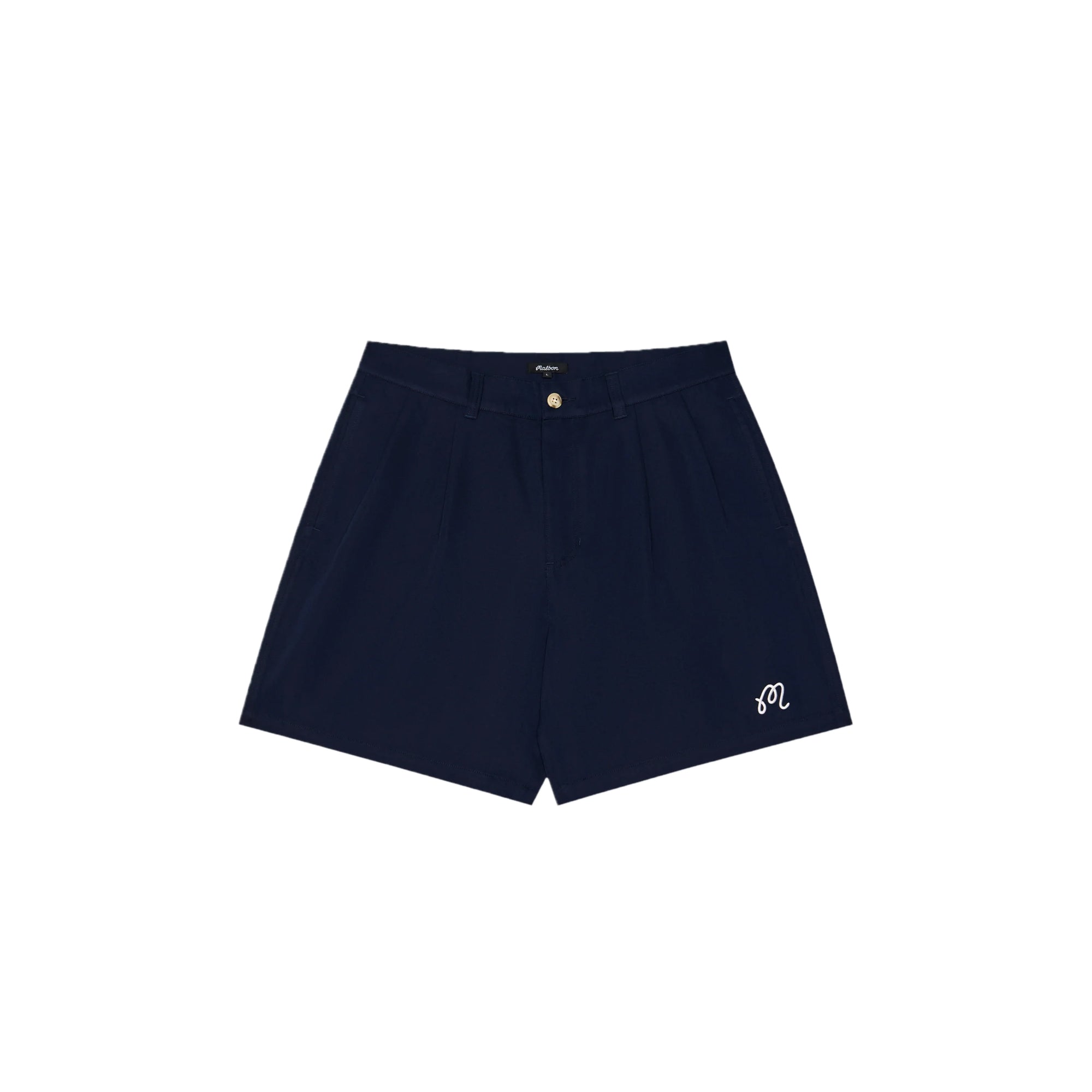 Malbon Golf Mens Classic Pleated Shorts