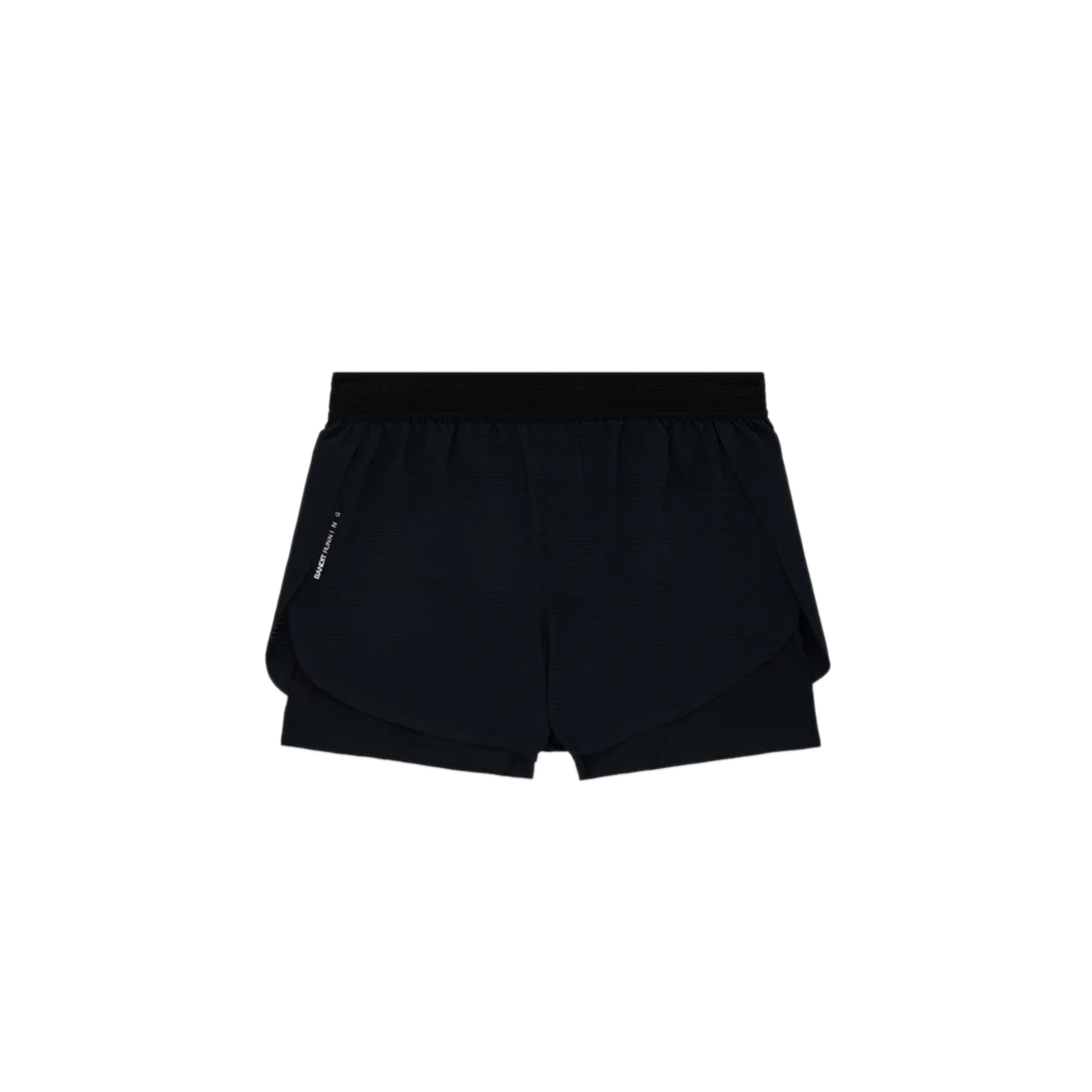 black shorts on a white background