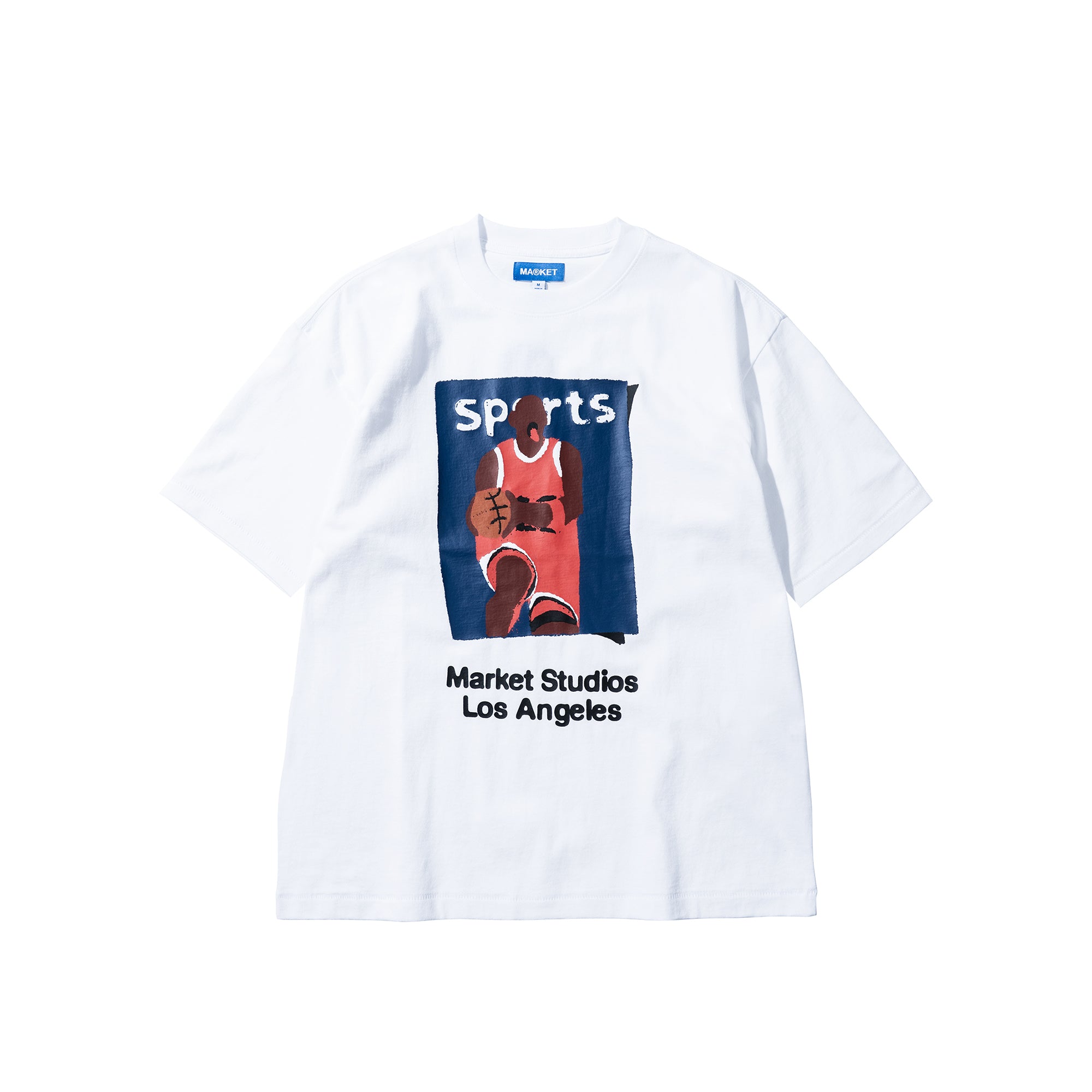 Market Mens Illustrated Basketball Tee