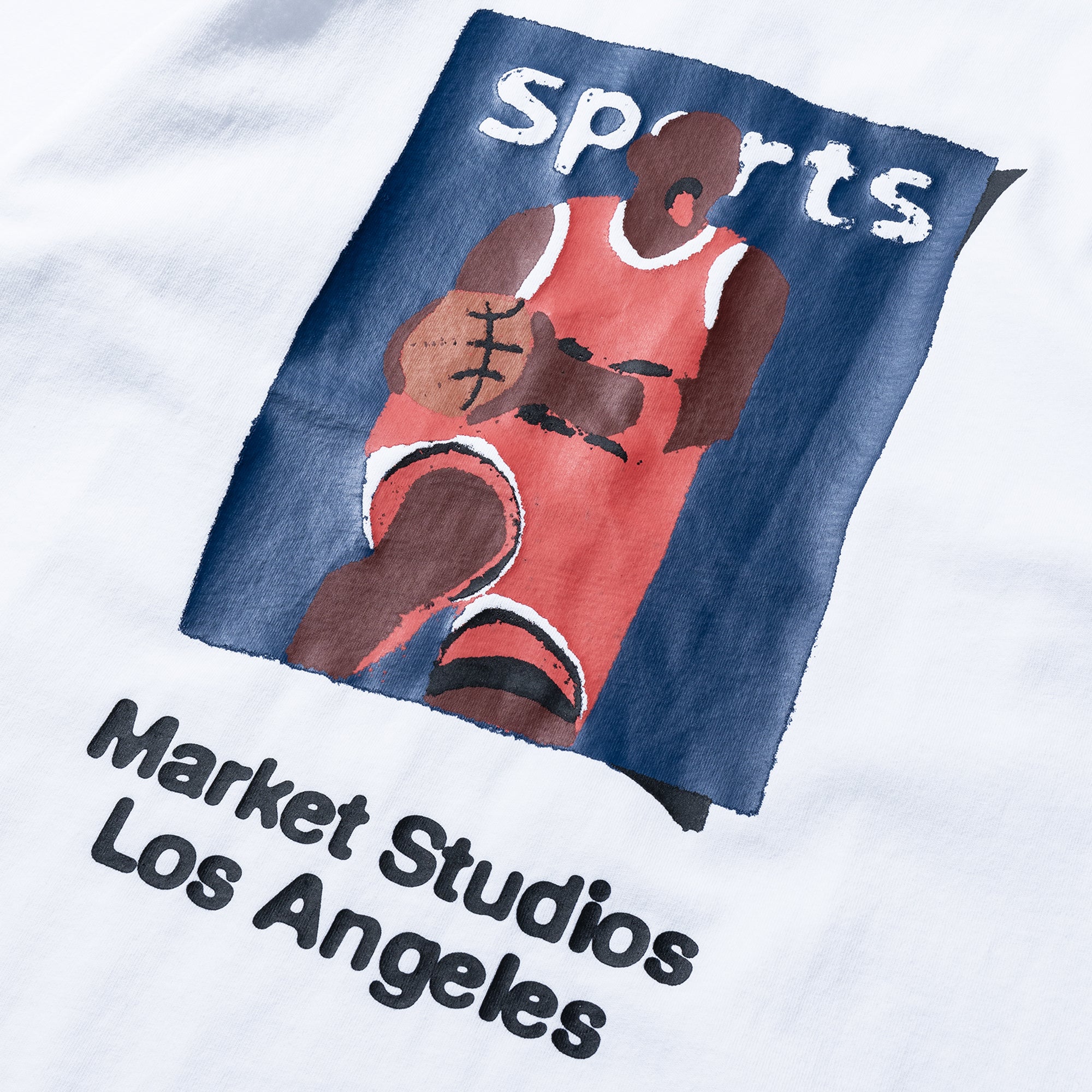Market Mens Illustrated Basketball Tee