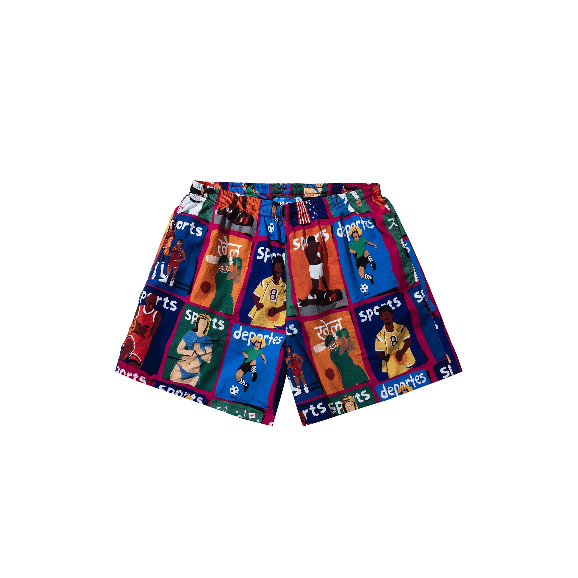 Market Mens Illustrated Tech Shorts