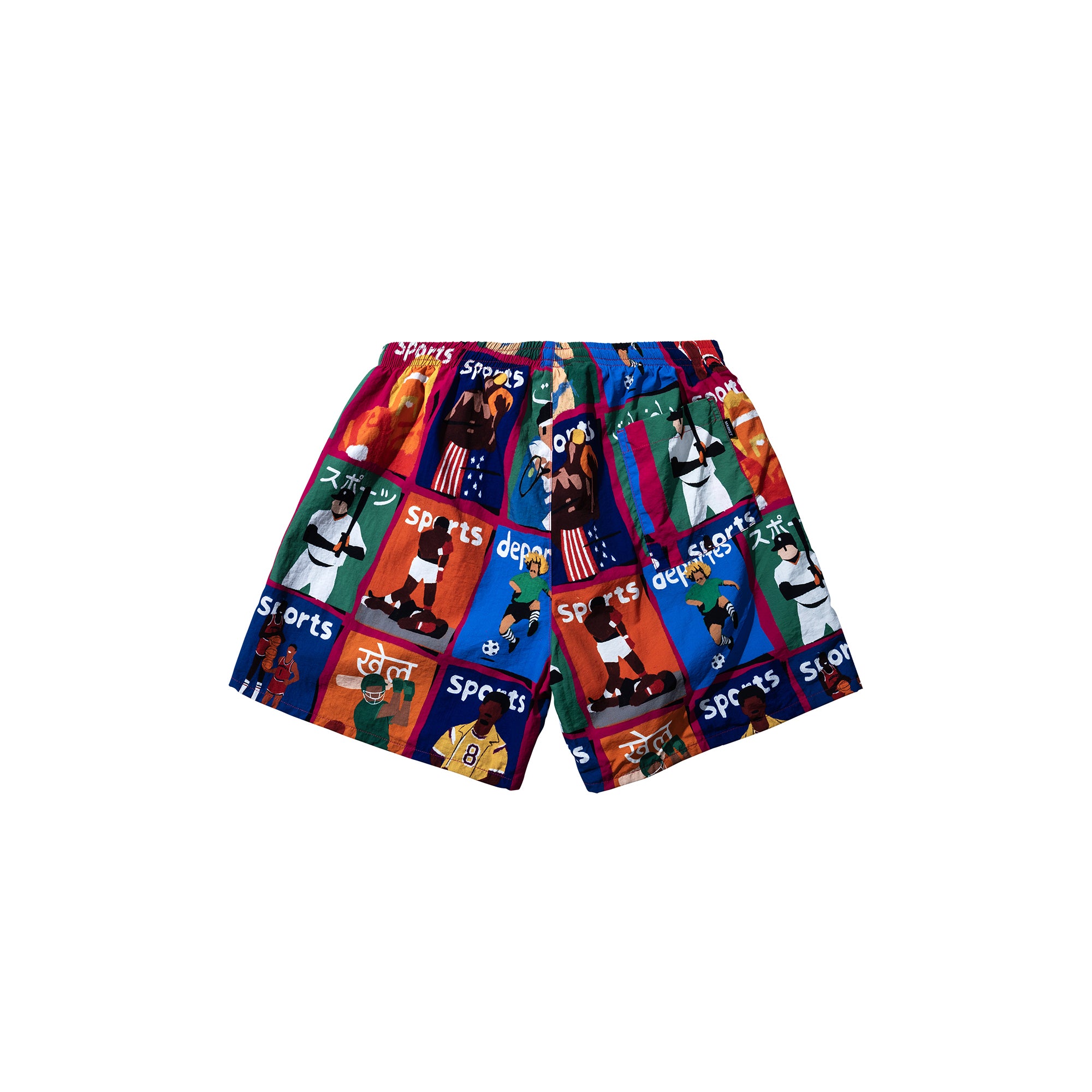 Market Mens Illustrated Tech Shorts