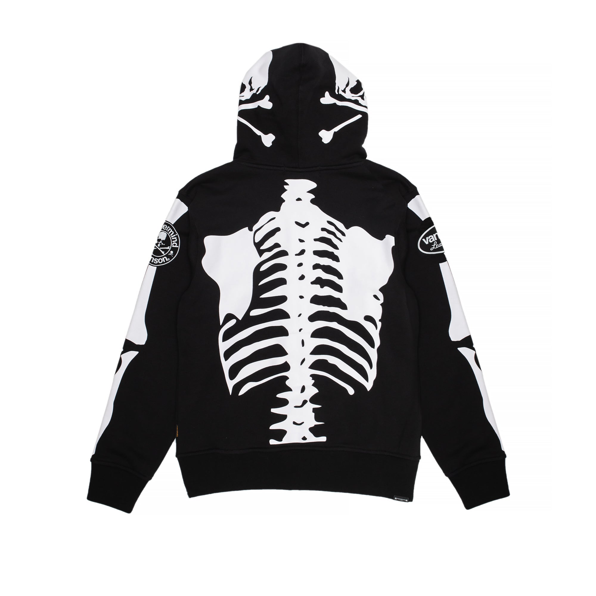Mastermind WORLD x Vanson Mens Bone Zip Hoodie