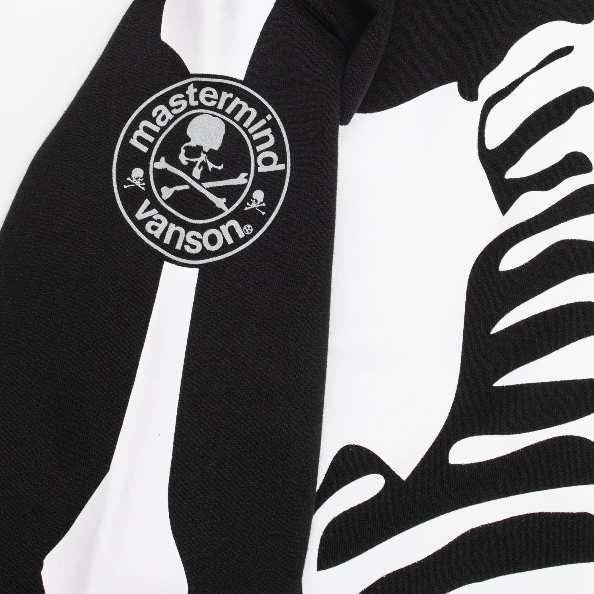 Mastermind WORLD x Vanson Mens Bone Zip Hoodie