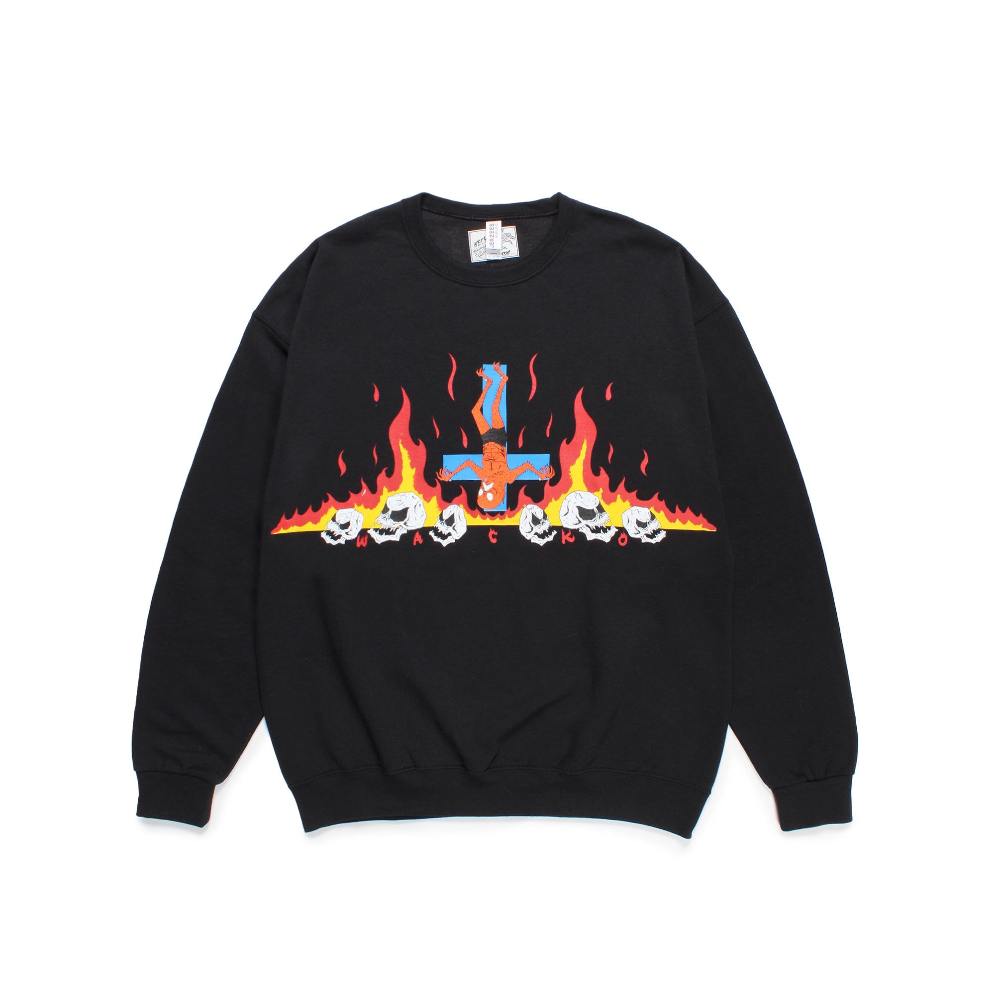 Wacko Maria x Neck Face Crew Neck Sweat Shirt Type 1