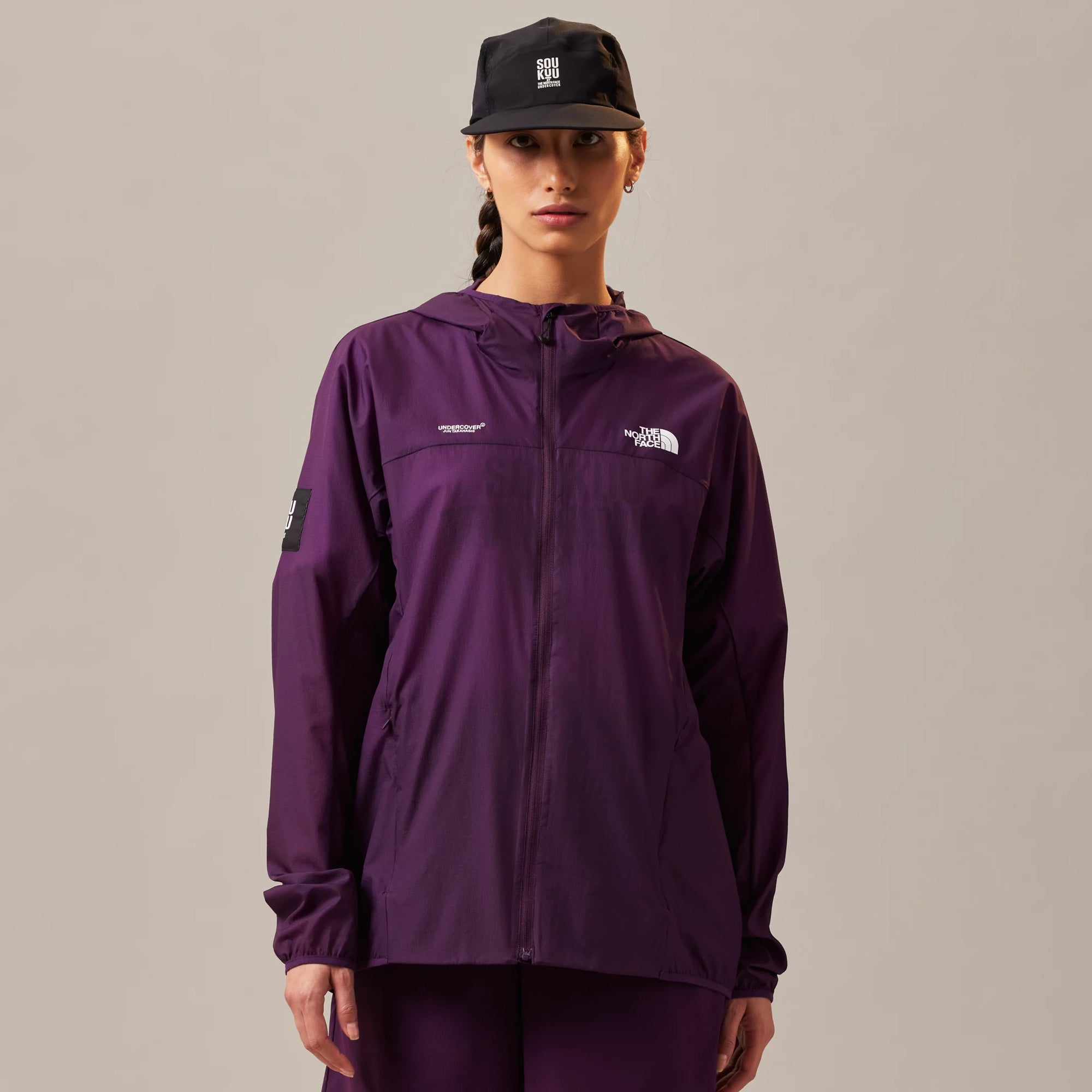 The North Face x Project U Mens Trail Run Packable Wind Jacket
