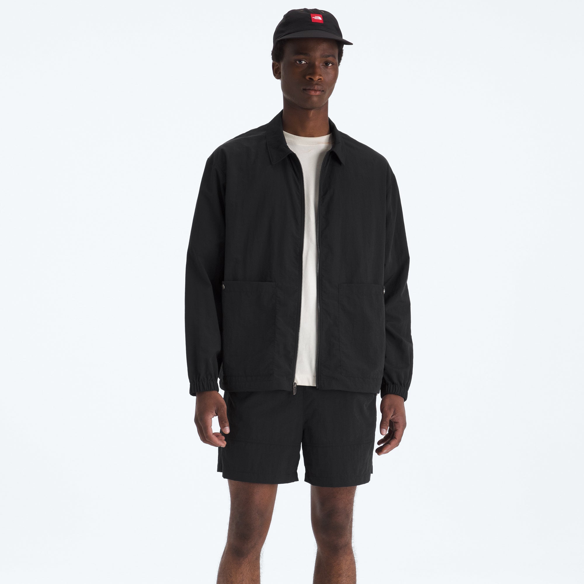 The North Face Mens Red Box Nylon Longsleeve Shirt