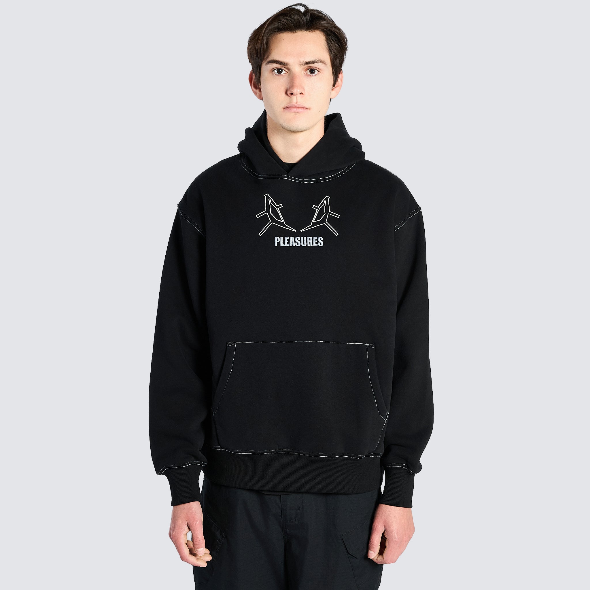 Pleasures Mens Artificial Human Hoodie