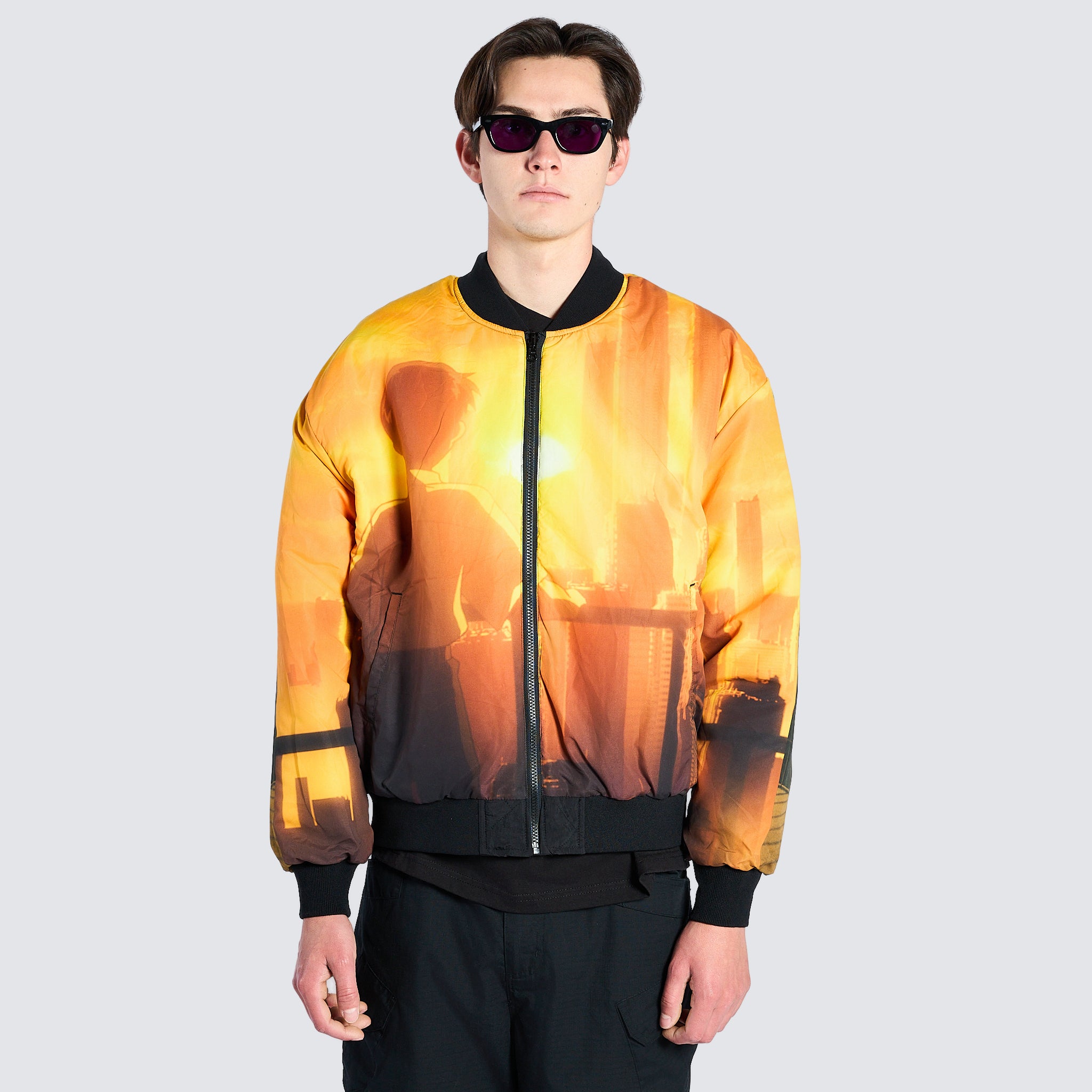 Pleasures x Evangelion Mens Humanoid Reversible Bomber