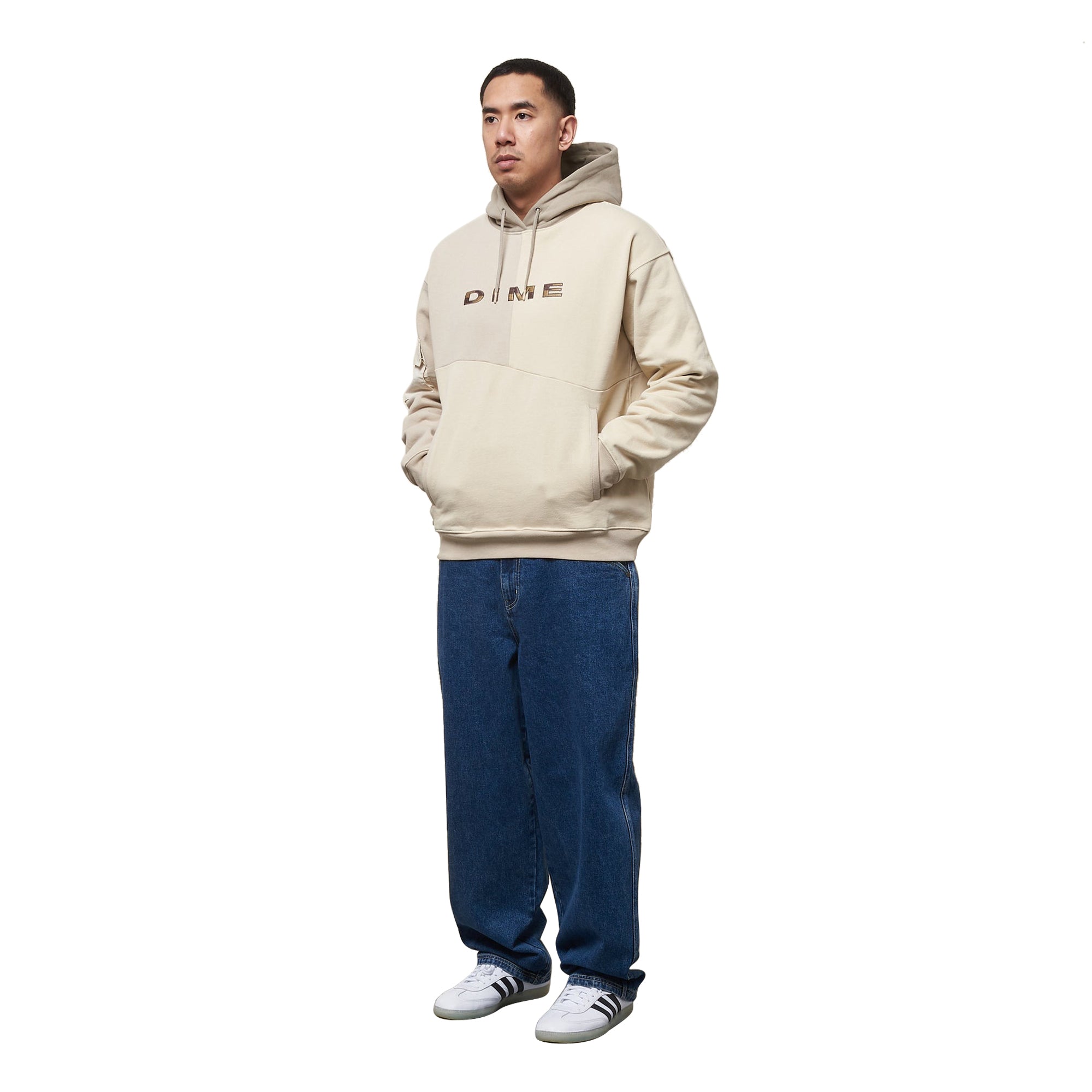 Dime Mens 3 Tone Split Hoodie