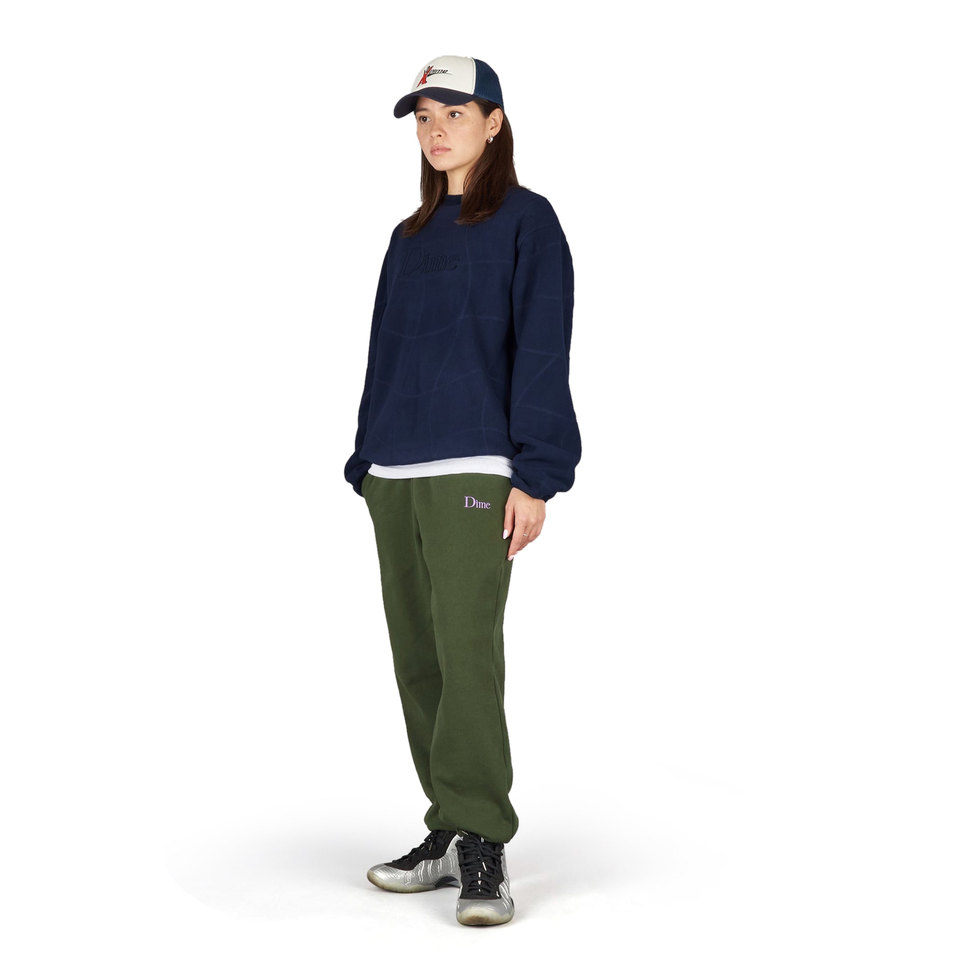 Dime Mens Classic Wave Polar Crewneck