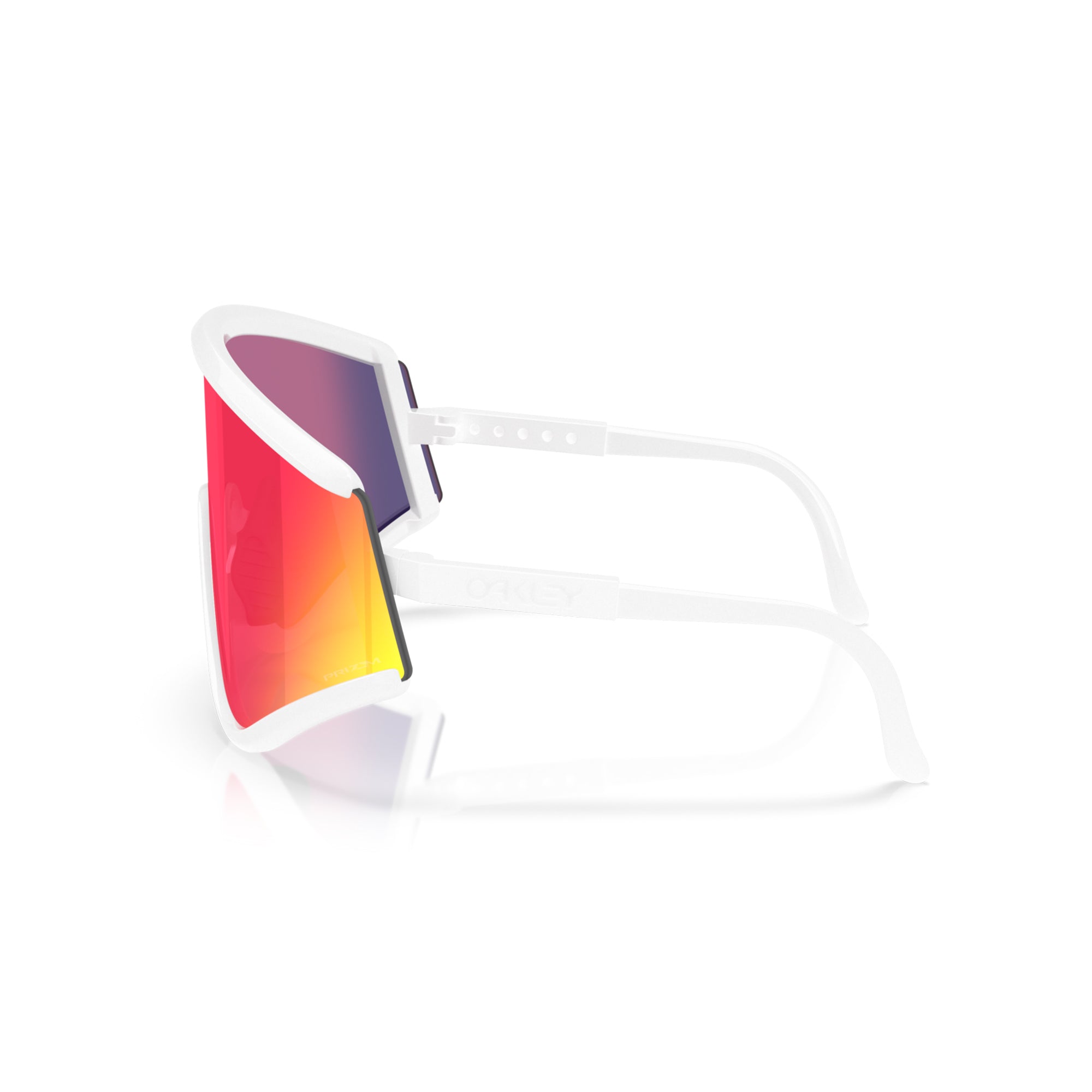 Oakley MUZM Eyeshade White w/ Prizm Road Sunglasses
