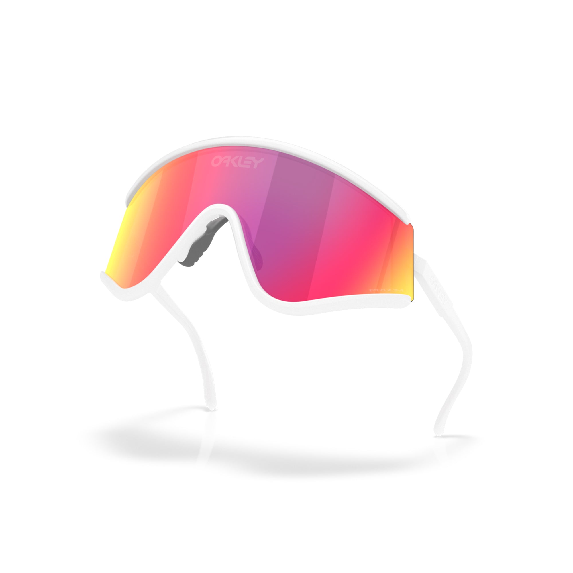 Oakley MUZM Eyeshade White w/ Prizm Road Sunglasses