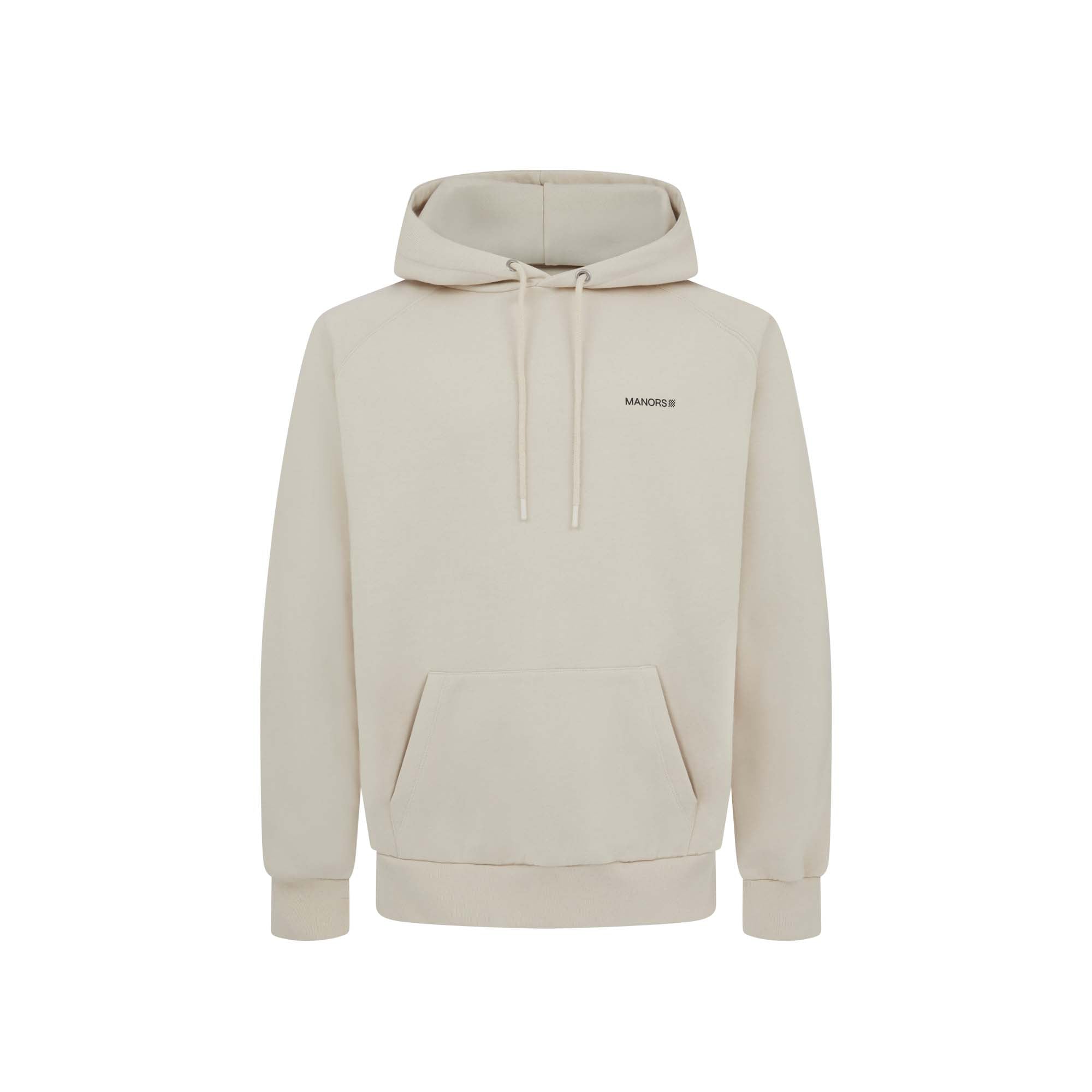 Manors Mens Organic Logo Hoodie