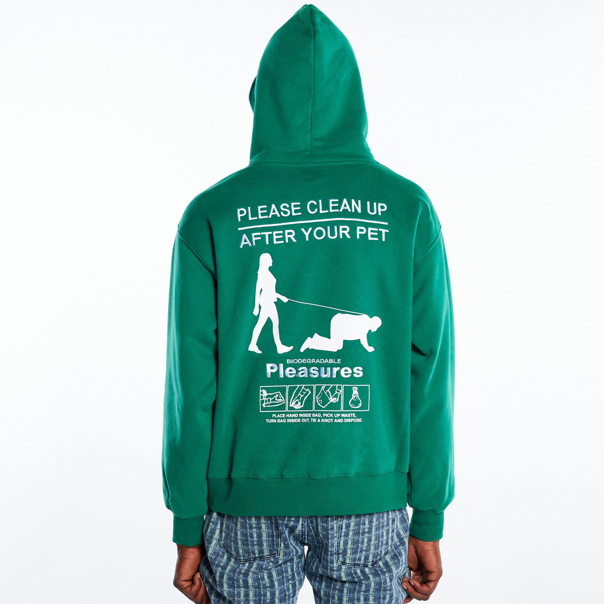 Pleasures Mens Clean Up Hoodie