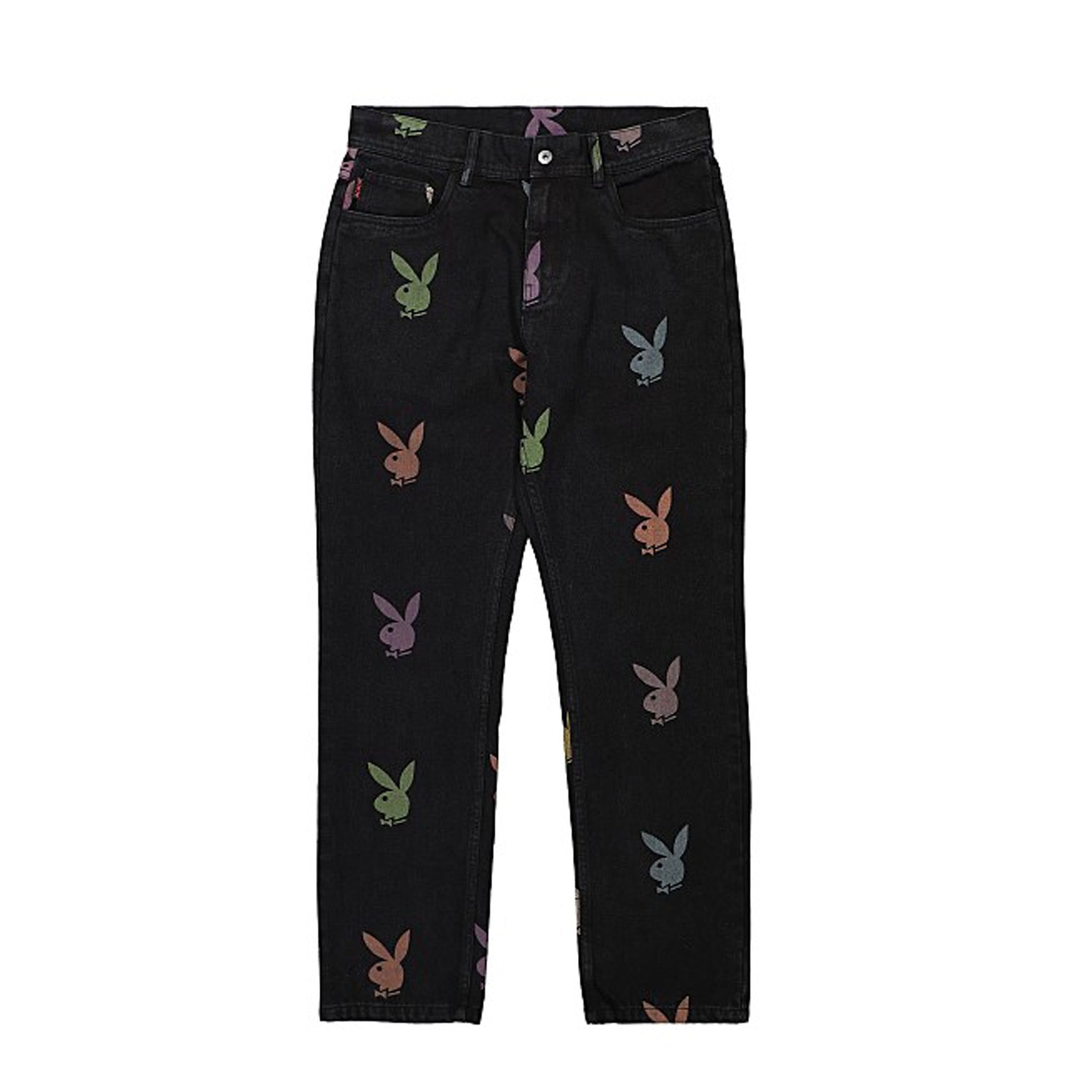 Pleasures x Playboy Mens Scatter Denim Jeans