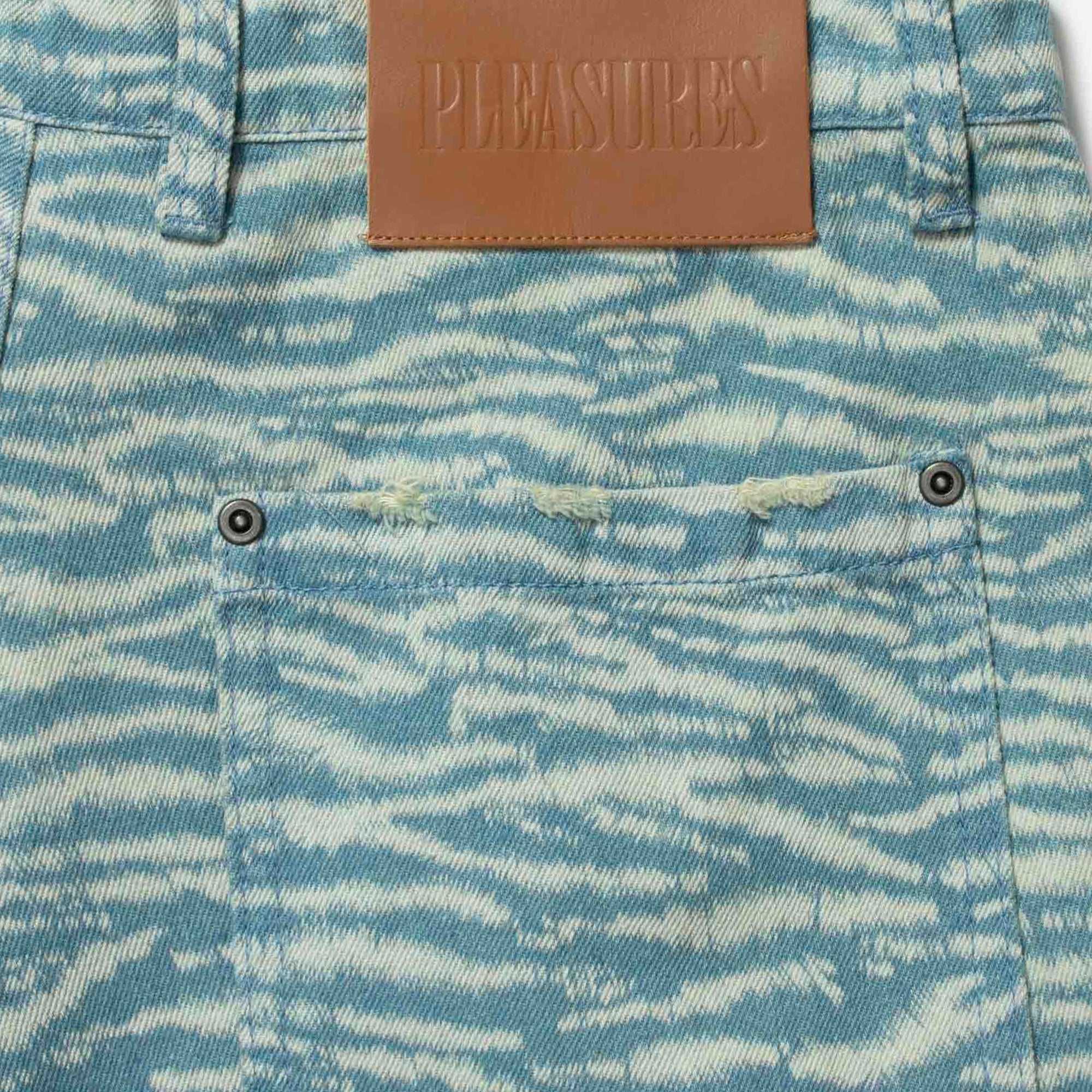 Pleasures Mens Saturn Denim Shorts