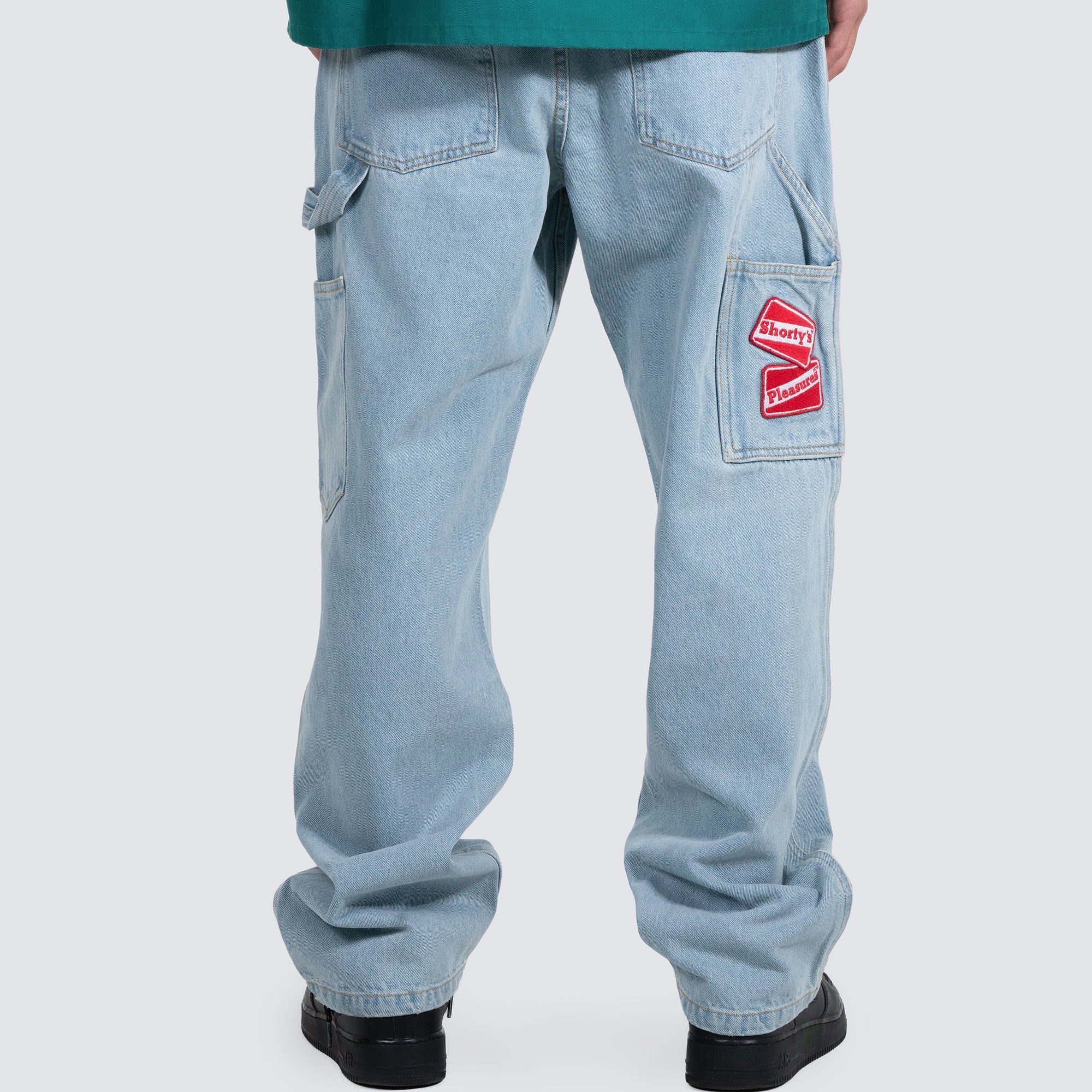 Pleasures x Shorty's Mens Box Logo Carpenter Jeans