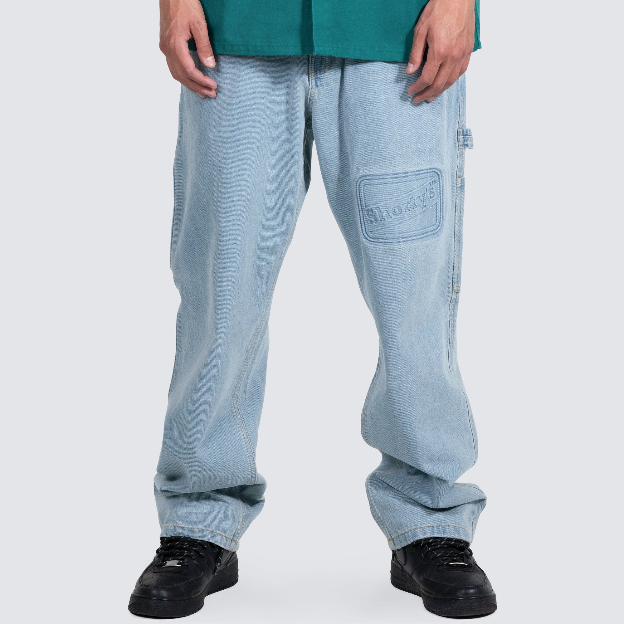 Pleasures x Shorty's Mens Box Logo Carpenter Jeans